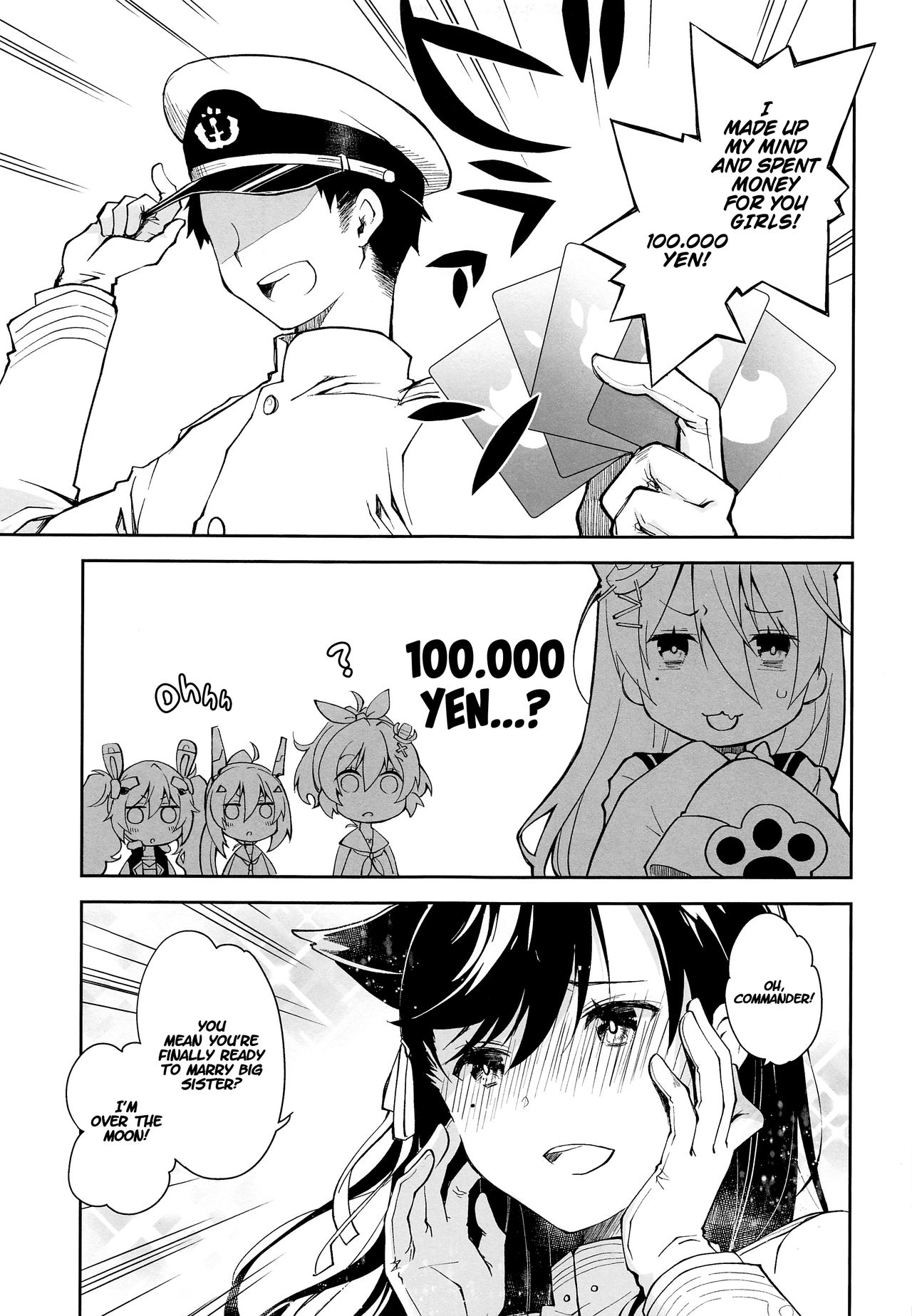 Kakin Shikikan, Fuku o Kau.   - Can you feel the "LOVE"? page 4 full