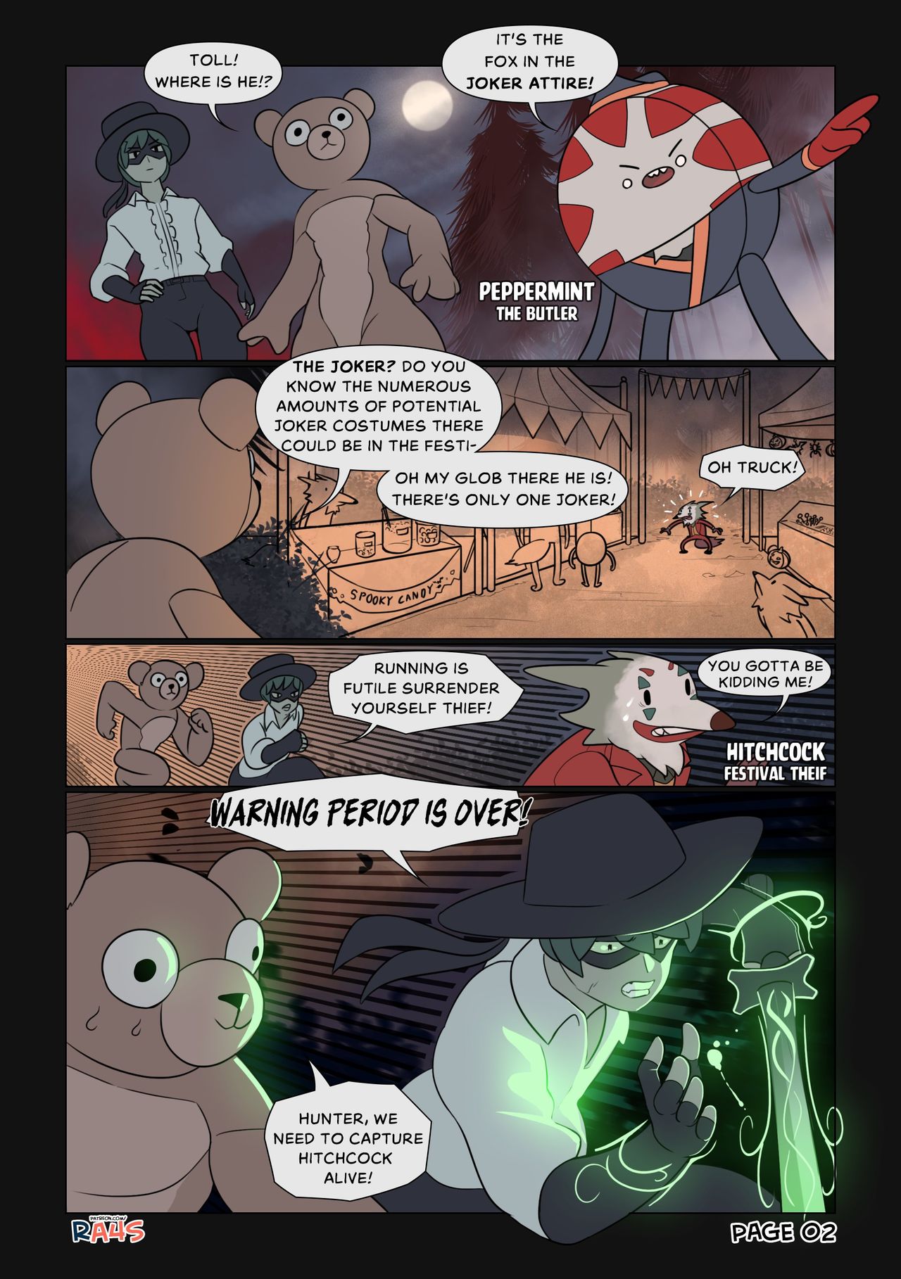 Night In The Fox Woods page 2 full