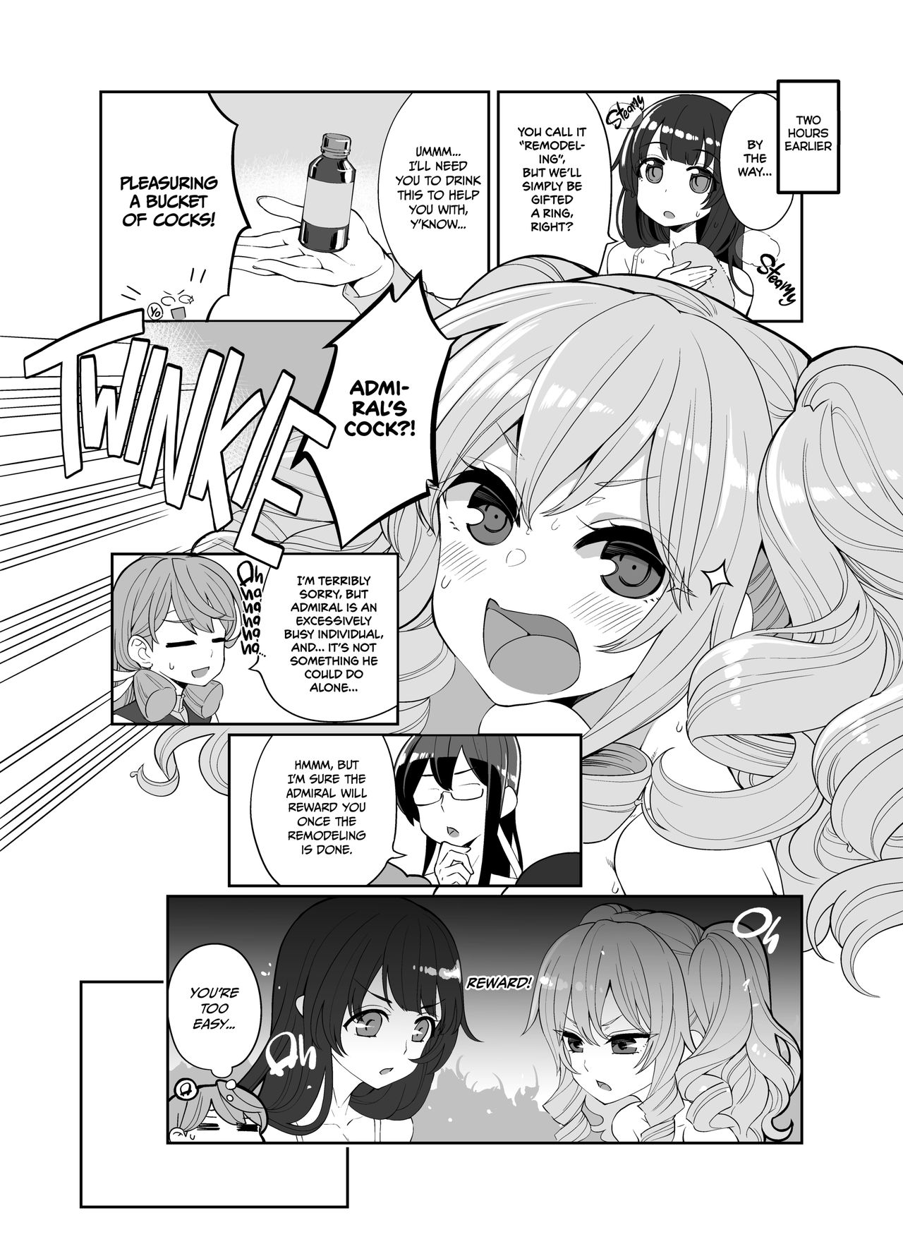Mizuho & Kashima no Nikubenki  | Mizuho vs Kashima: How to Become a Proper Cum-dumpster page 9 full