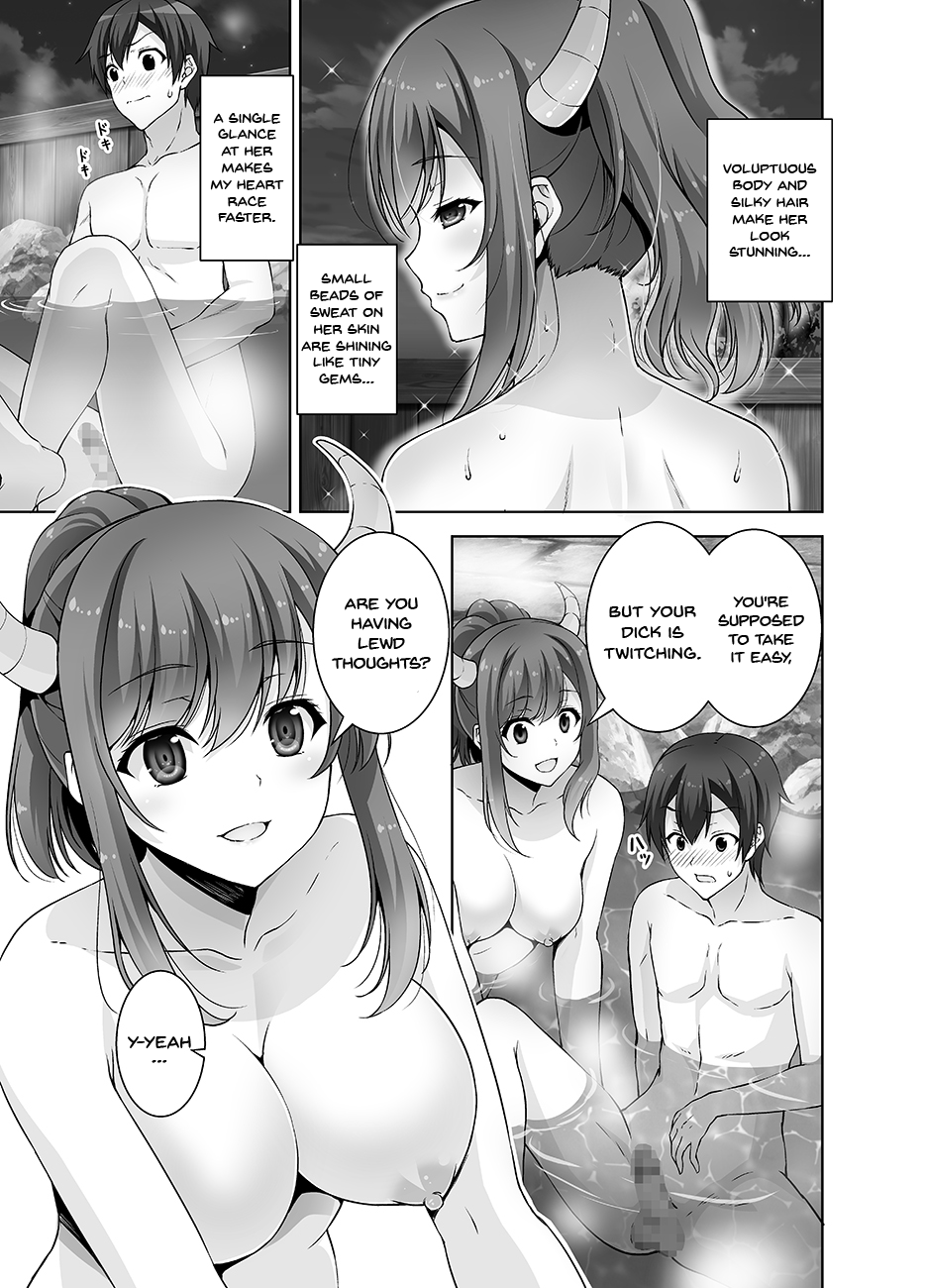 Tottemo H na Succubus Onee-chan to Onsen de Shippori Sex page 6 full