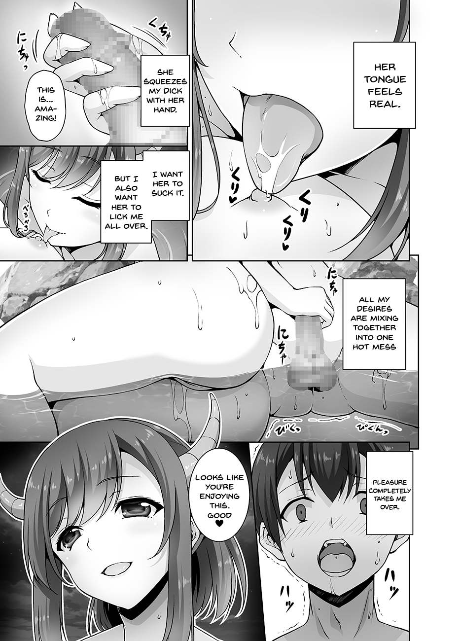 Tottemo H na Succubus Onee-chan to Onsen de Shippori Sex page 8 full