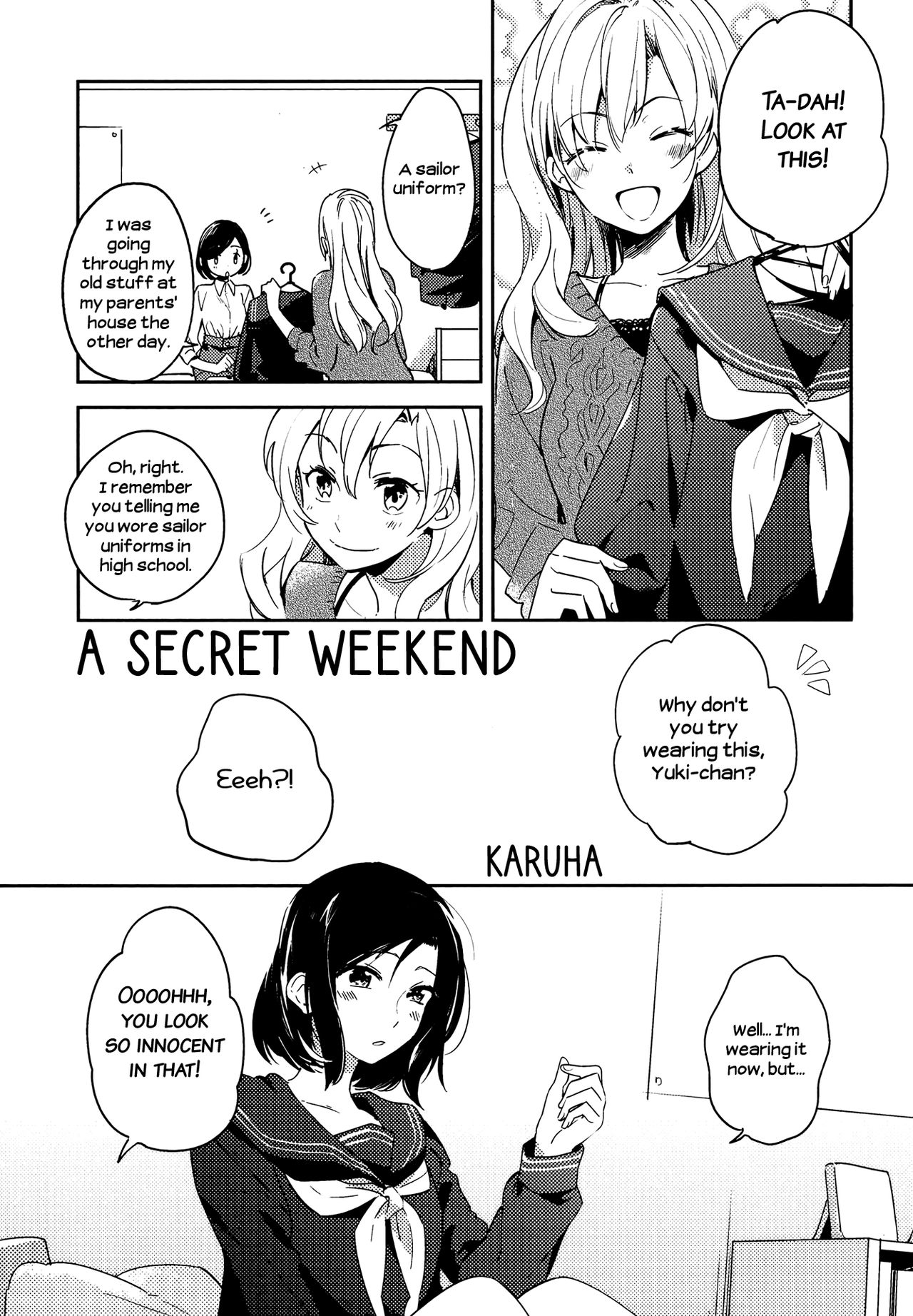 Naisho no Shuumatsu | A Secret Weekend page 1 full