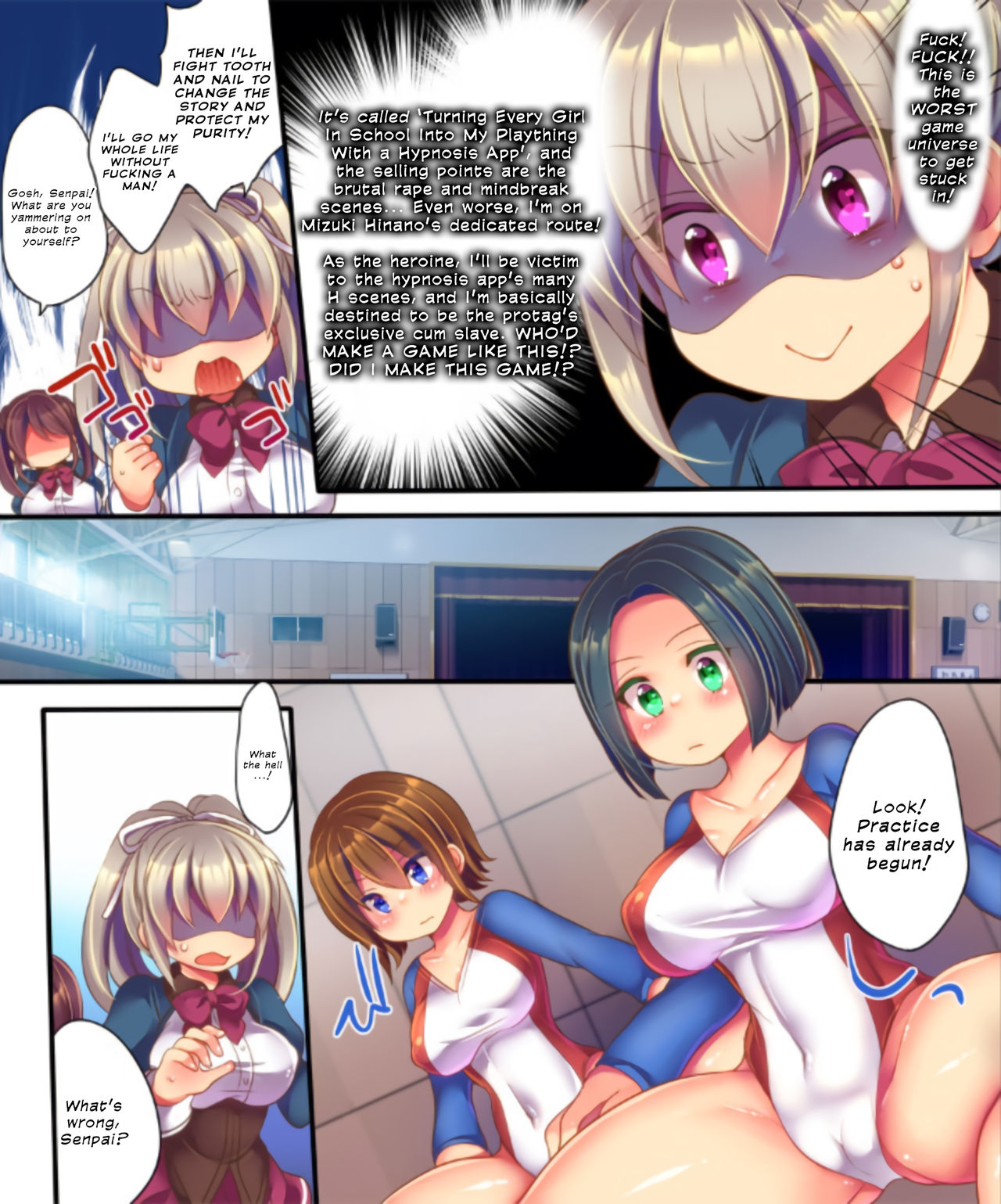 Saimin Choukyou Eroge no Heroine ni Tensei-shite shimatta Ore wa Kouryaku-sarezu ni Nigekiritai! | Reborn as a Heroine in a Hypnosis Mindbreak Eroge: I Need to Get Out of Here Before I Get Raped! page 10 full