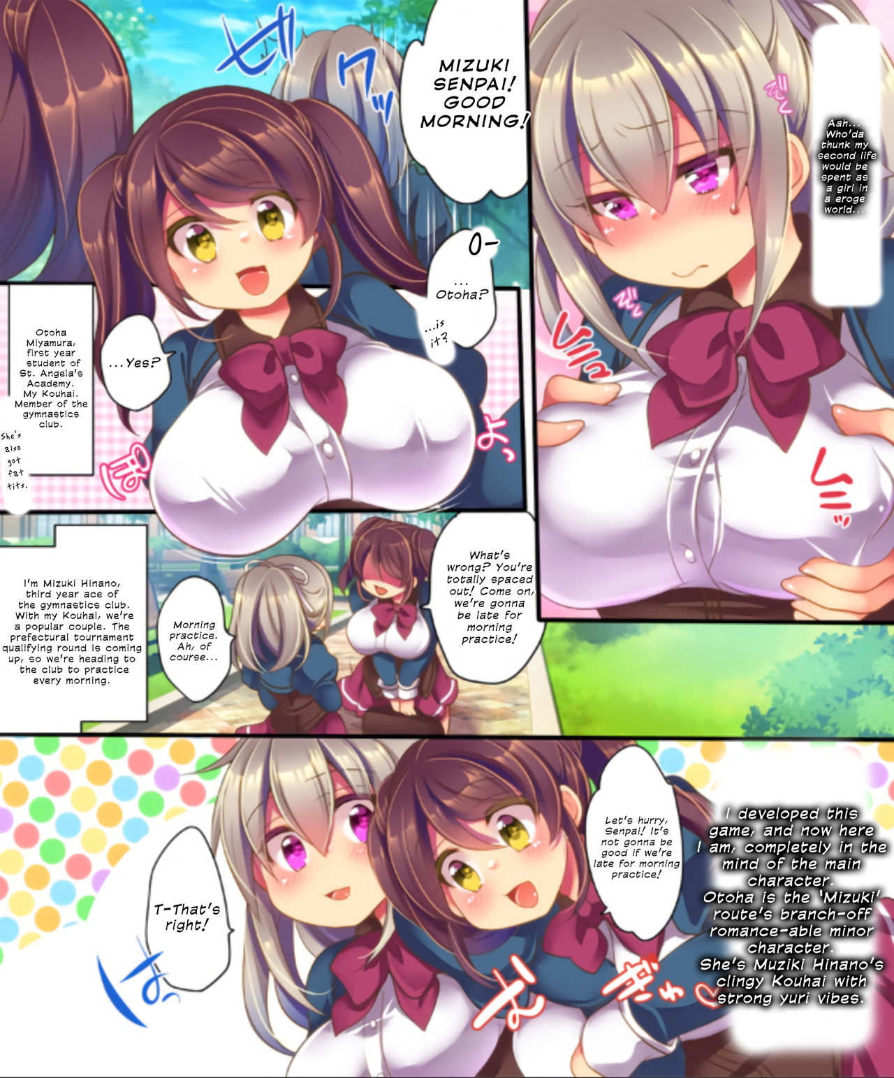 Saimin Choukyou Eroge no Heroine ni Tensei-shite shimatta Ore wa Kouryaku-sarezu ni Nigekiritai! | Reborn as a Heroine in a Hypnosis Mindbreak Eroge: I Need to Get Out of Here Before I Get Raped! page 9 full