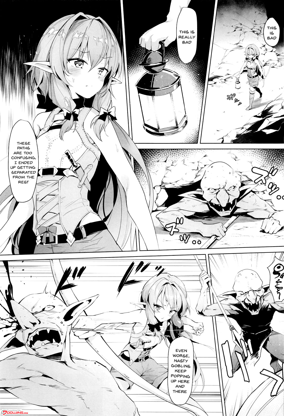 Moshi Onna Seirei ga Goblin ni Tsukamattara... page 2 full