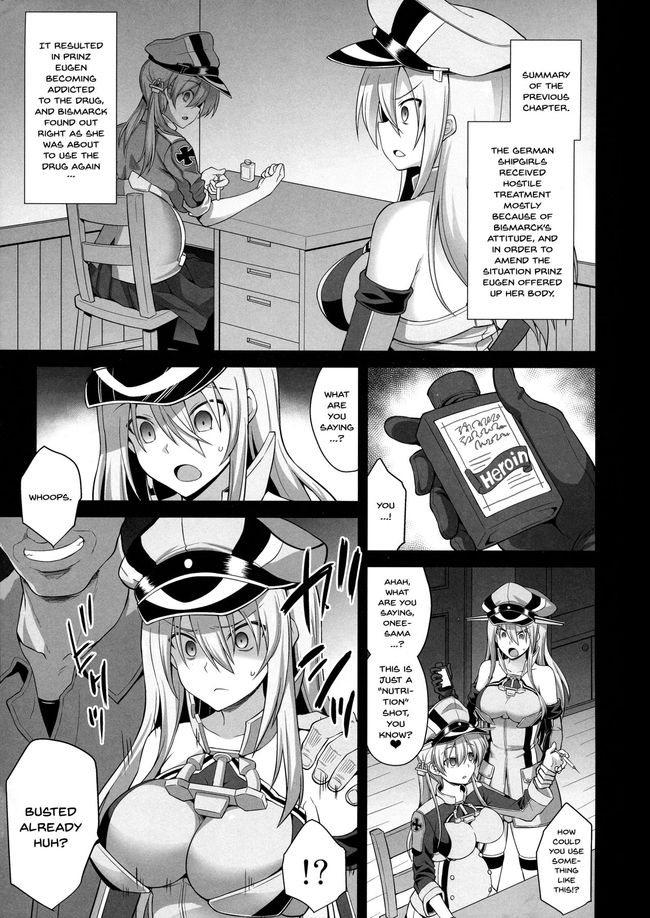 Kanmusu Chakunin Prinz Eugen & Bismarck Shussan Hensai Botai Teikyou page 3 full