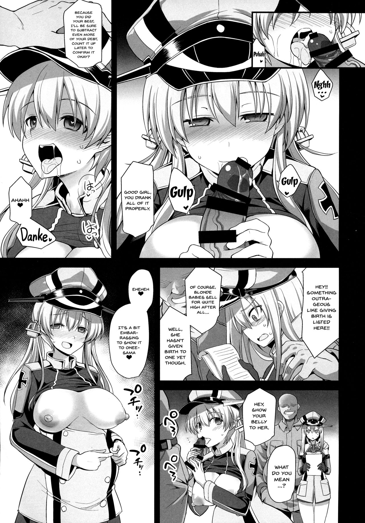 Kanmusu Chakunin Prinz Eugen & Bismarck Shussan Hensai Botai Teikyou page 7 full