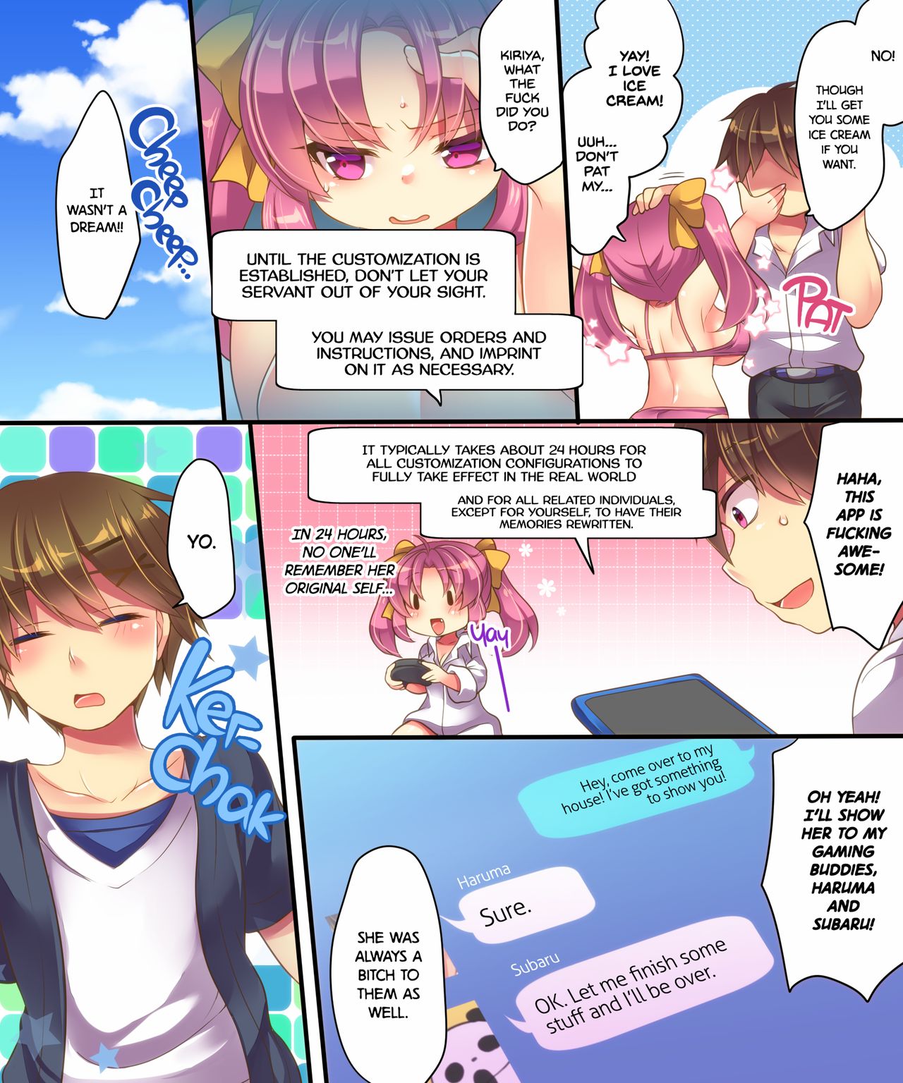 Mahou no Appli de Shinyuu o TS Servant ni Shite mita Kekka www | What Happens When You Gender Bend Close Friends With A Magic App lol page 8 full