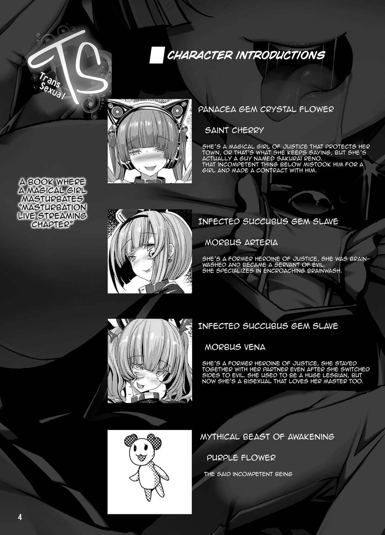 TS Mahou Shoujo Ga Onanie Suru Hon ~Jii Eizou Haishin Hen~ | A Book About Genderbent Magical Girls Masturbating ~Broadcasting While Masturbating To Themselves Edition~ page 3 full