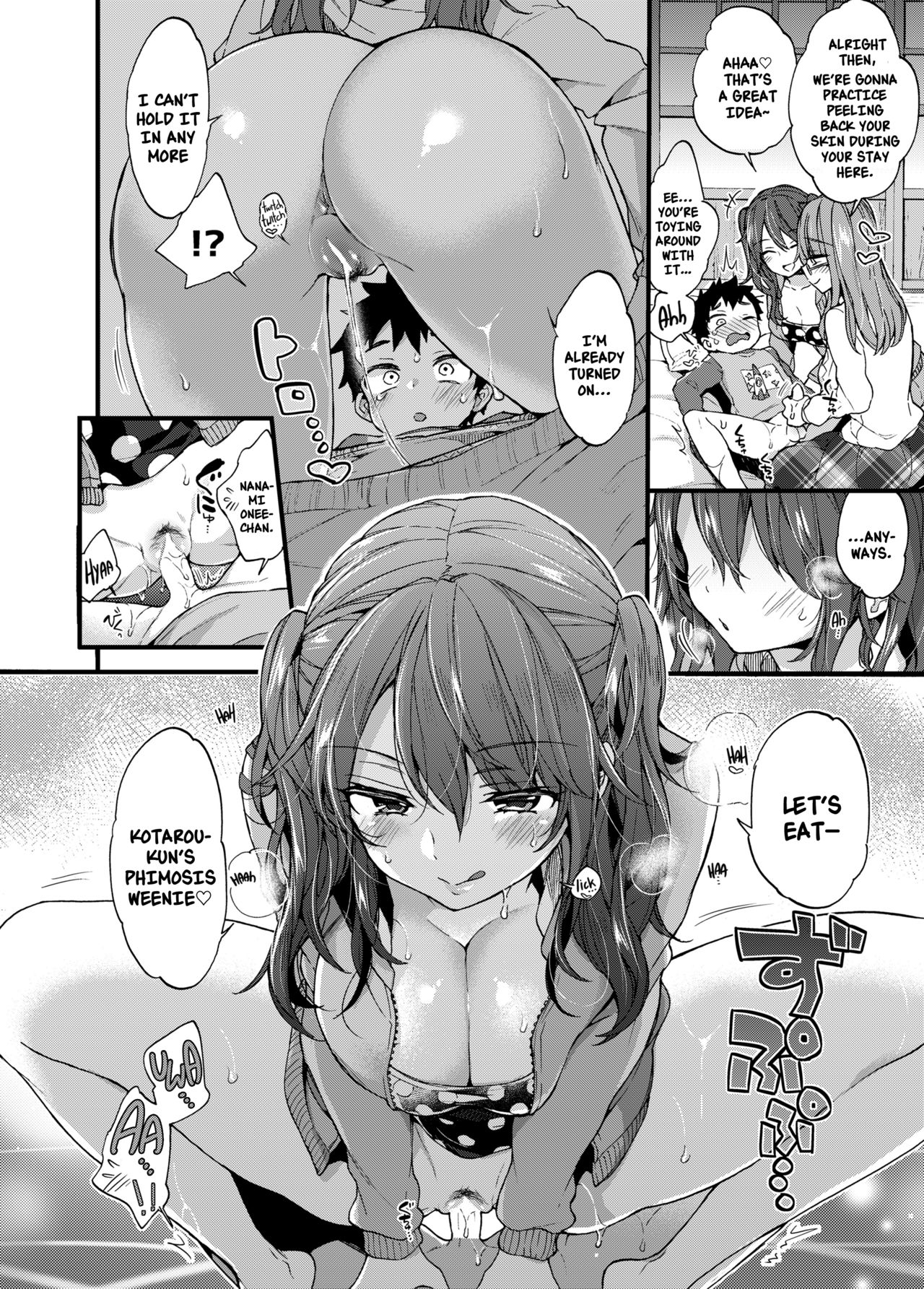 Fuyuyasumi wa Itoko no Onee-chan ni Asonde moraimashita. | My Cousins Play With Me on Winter Vacation. page 9 full