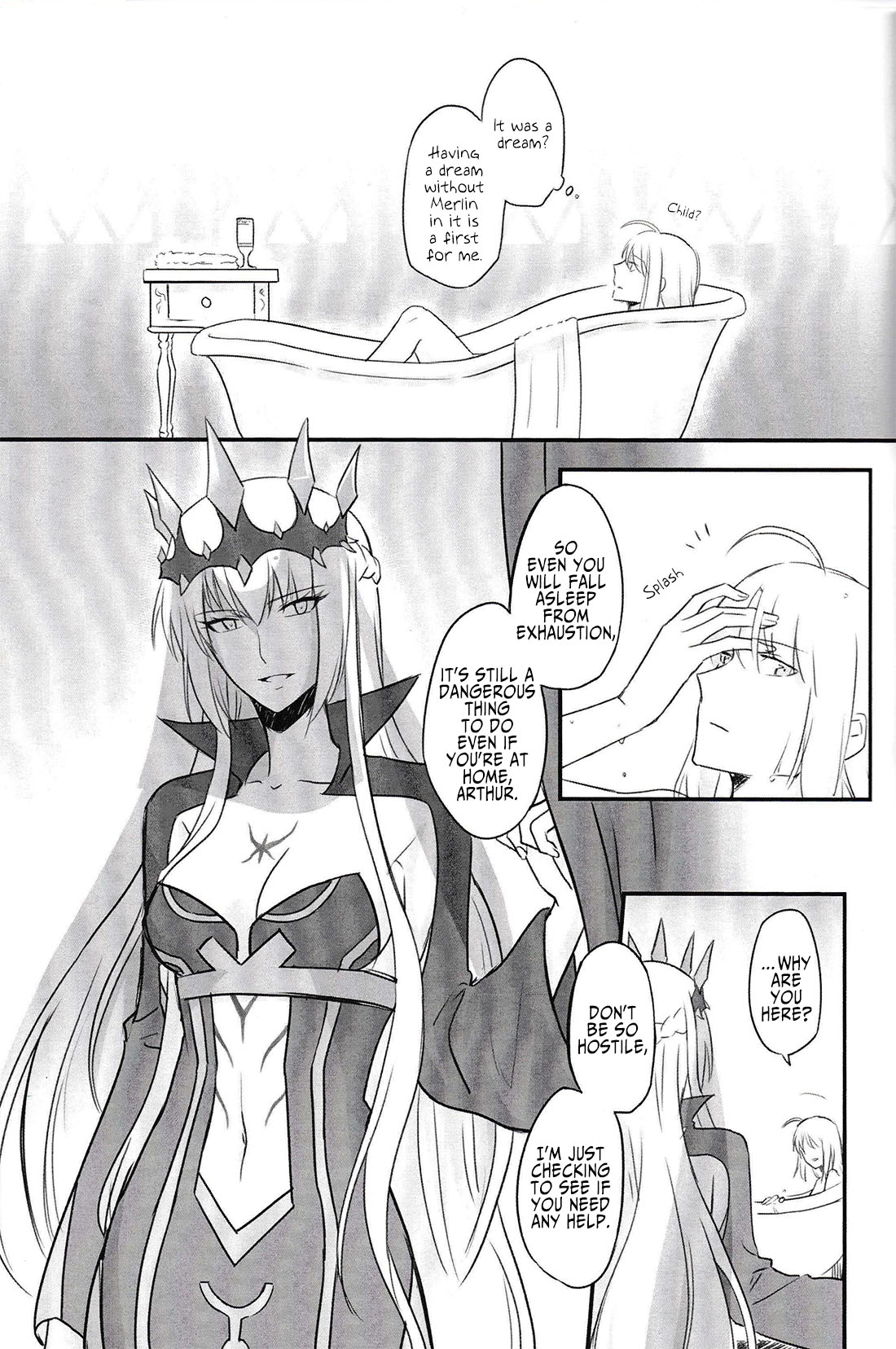 Fate Fanbook #1 Artoria x Morgan page 4 full