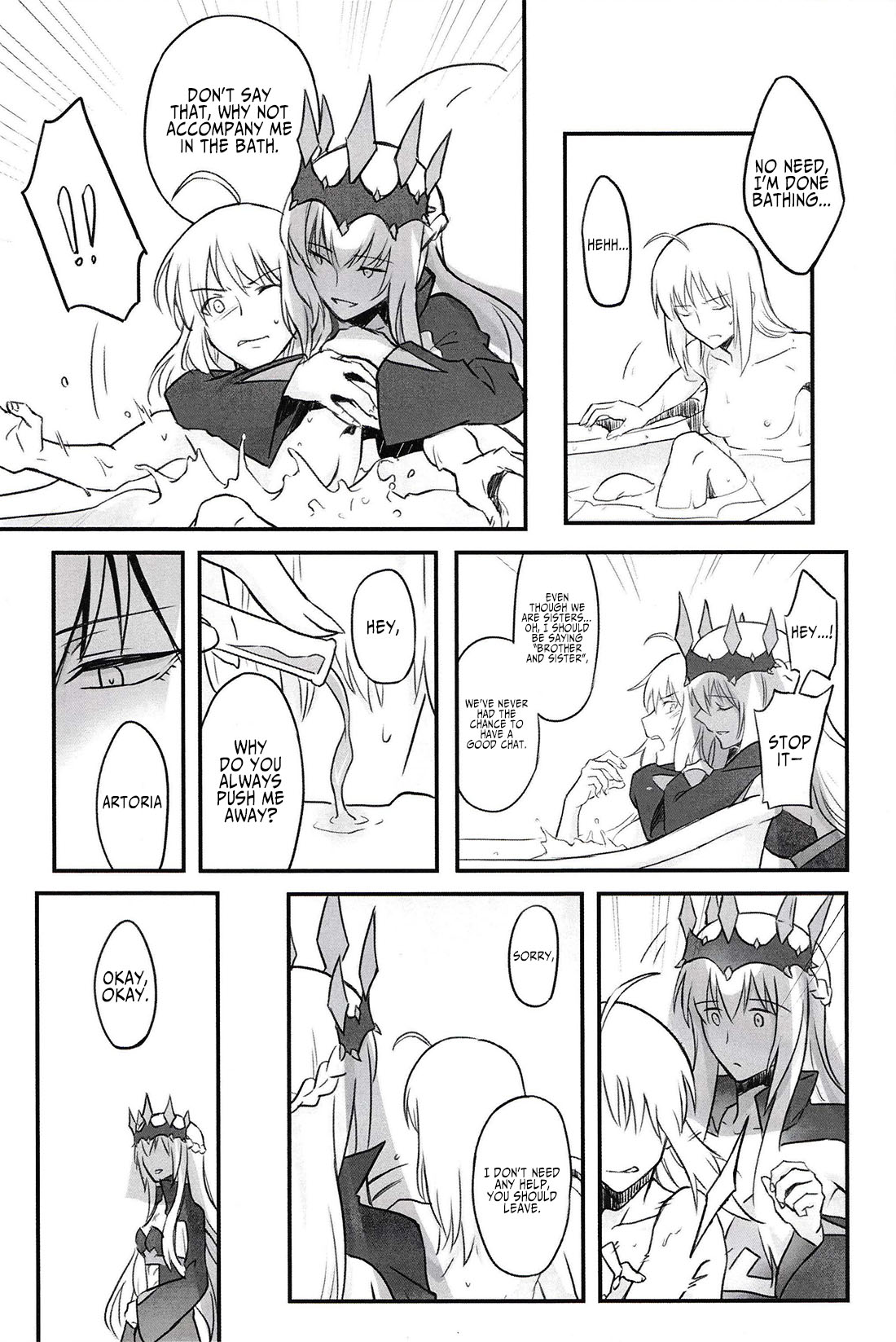 Fate Fanbook #1 Artoria x Morgan page 5 full