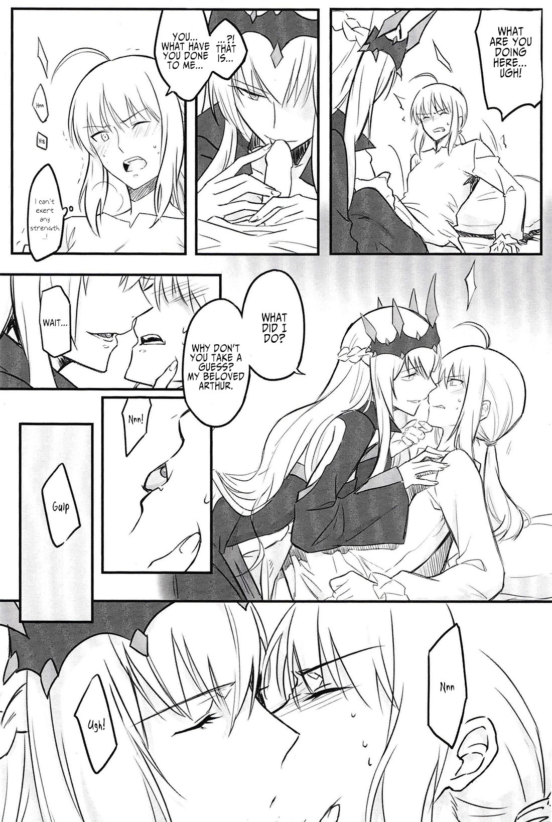 Fate Fanbook #1 Artoria x Morgan page 7 full
