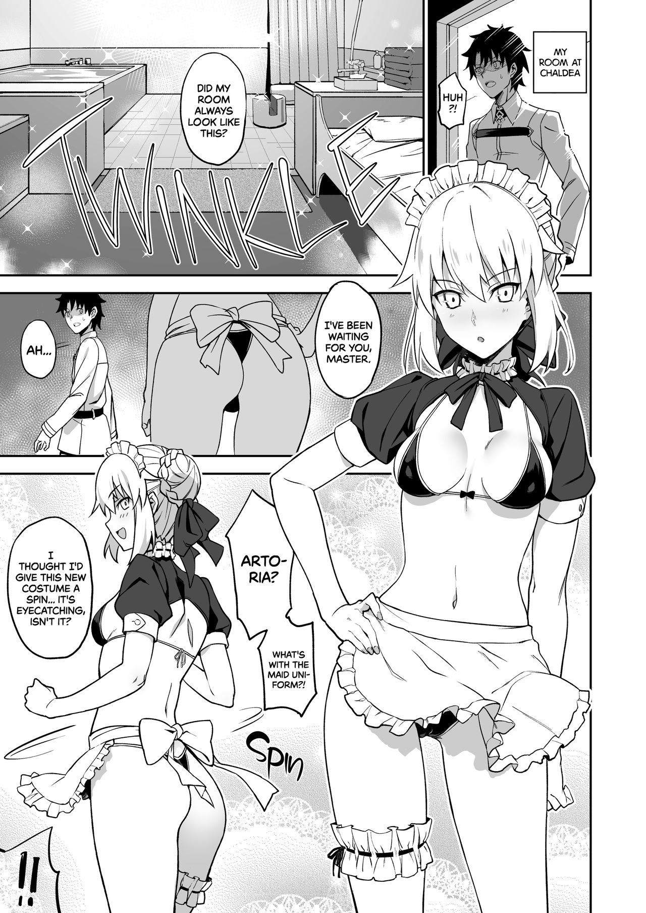 Chaldea Soap SSS-kyuu Gohoushi Maid | Chaldea Soapland's Premium Maid page 2 full