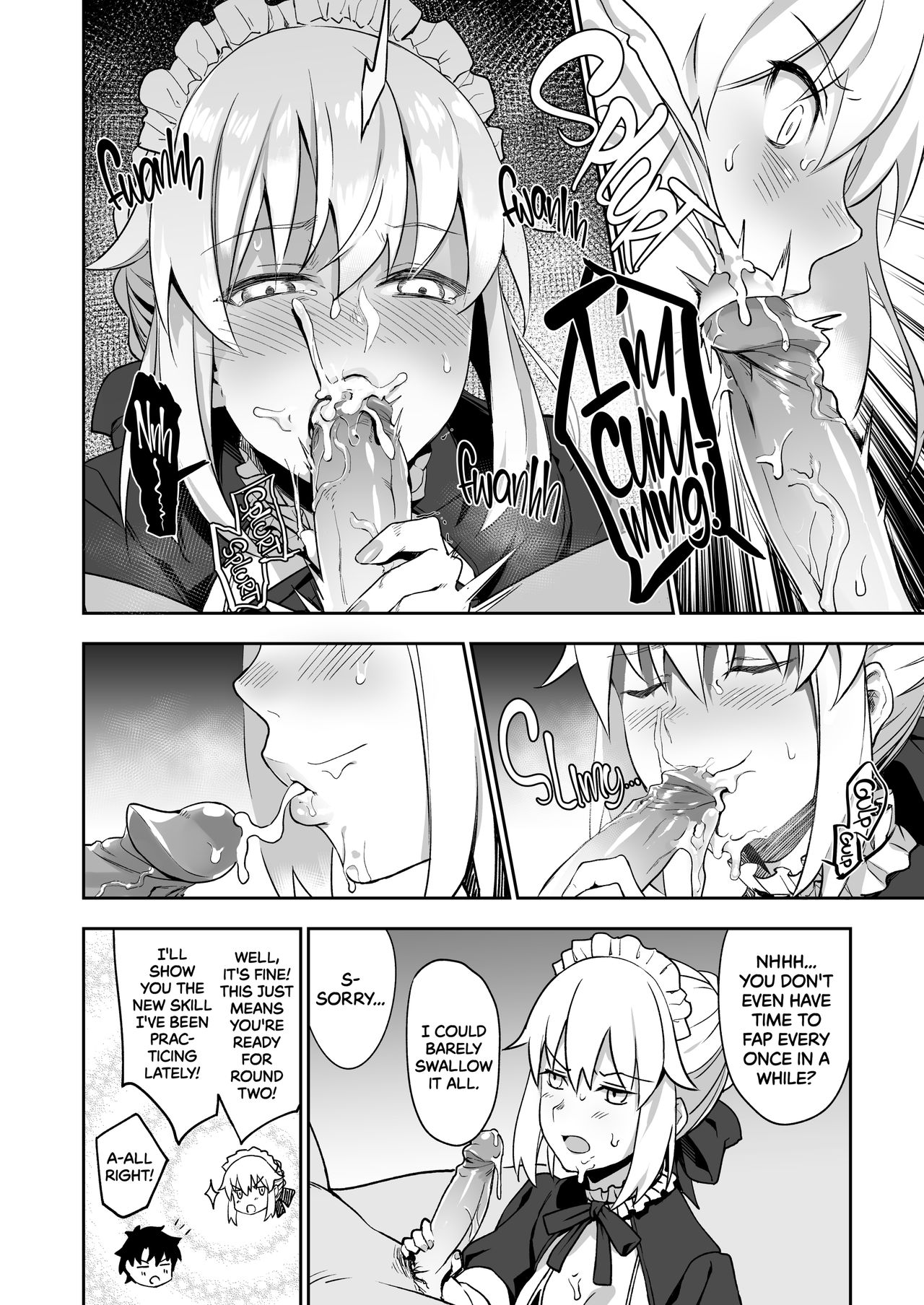 Chaldea Soap SSS-kyuu Gohoushi Maid | Chaldea Soapland's Premium Maid page 7 full