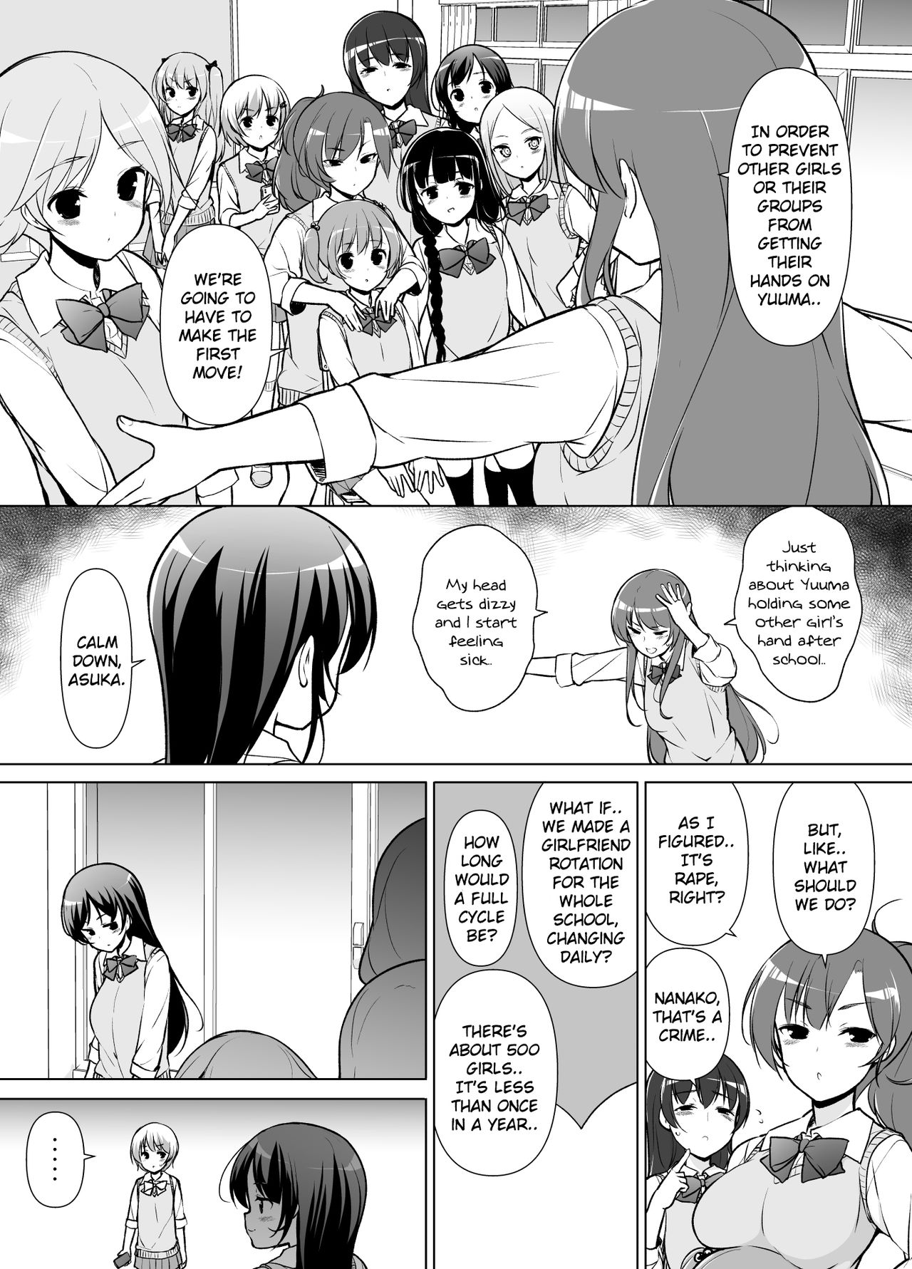 Harem ten ~ Hitori de 10-nin Oaite!! | Harem Ten ~ Taking on 10 Partners Alone!! page 6 full