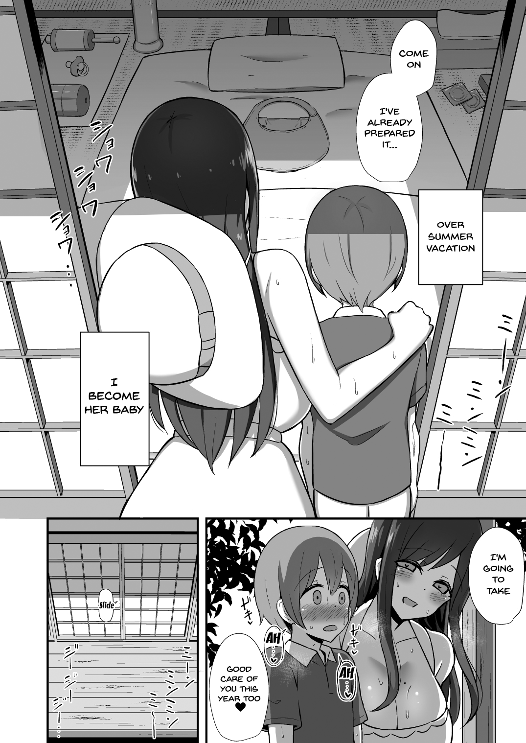 Shiro OnePi Onee-san to Babubabu Inaka Ecchi | Baby Sex With The Onee-San In the Sundress page 5 full