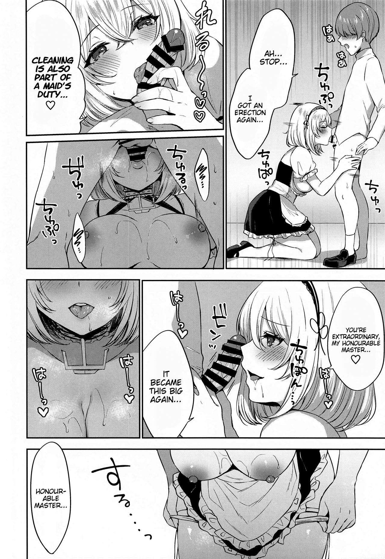 Ponkotsu Maid to OneShota Ecchi page 9 full