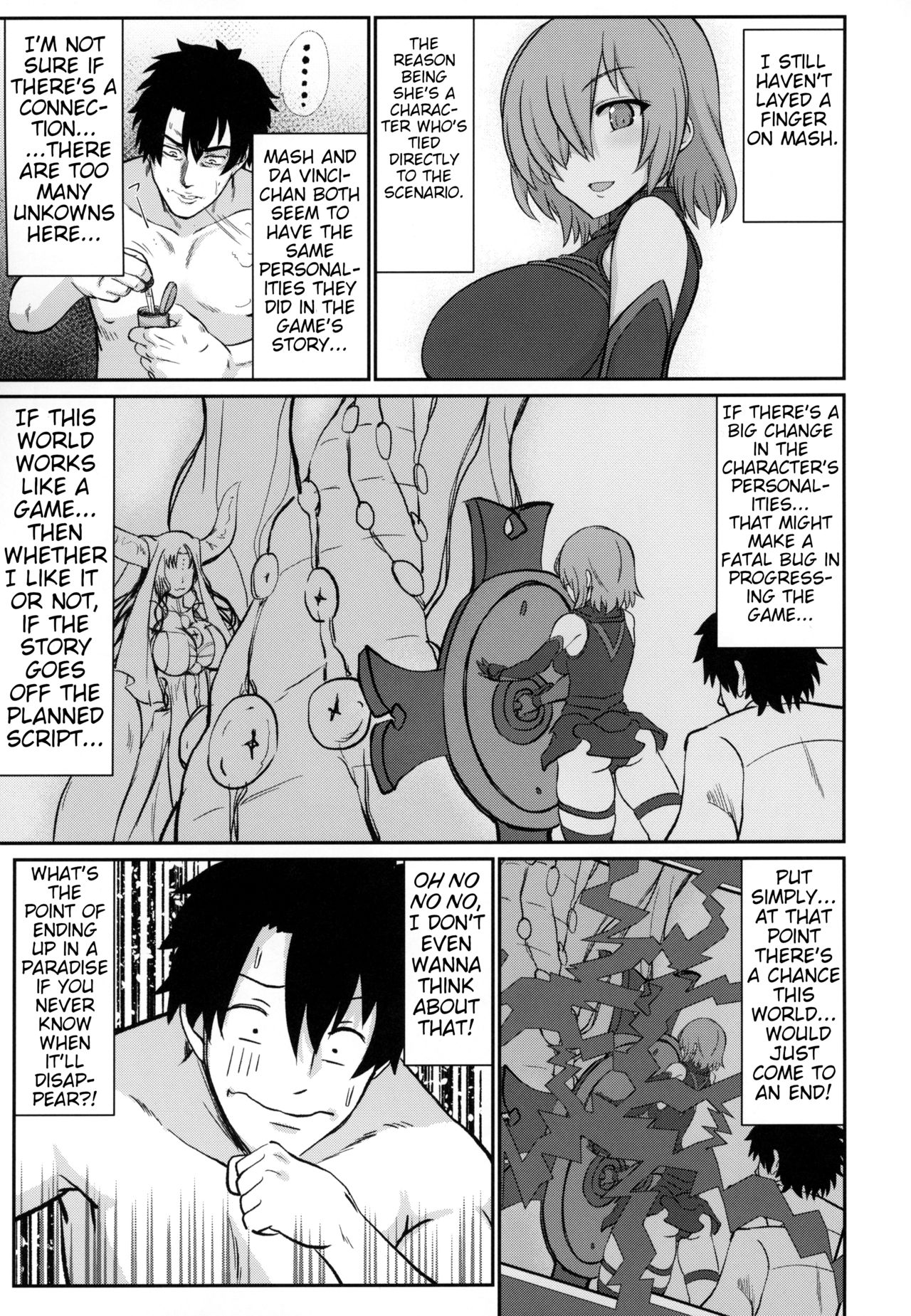 FGO ni Tensei Shita Seiyoku Zenkai Oji-san no Maryoku Kyoukyuu Monogatari page 6 full