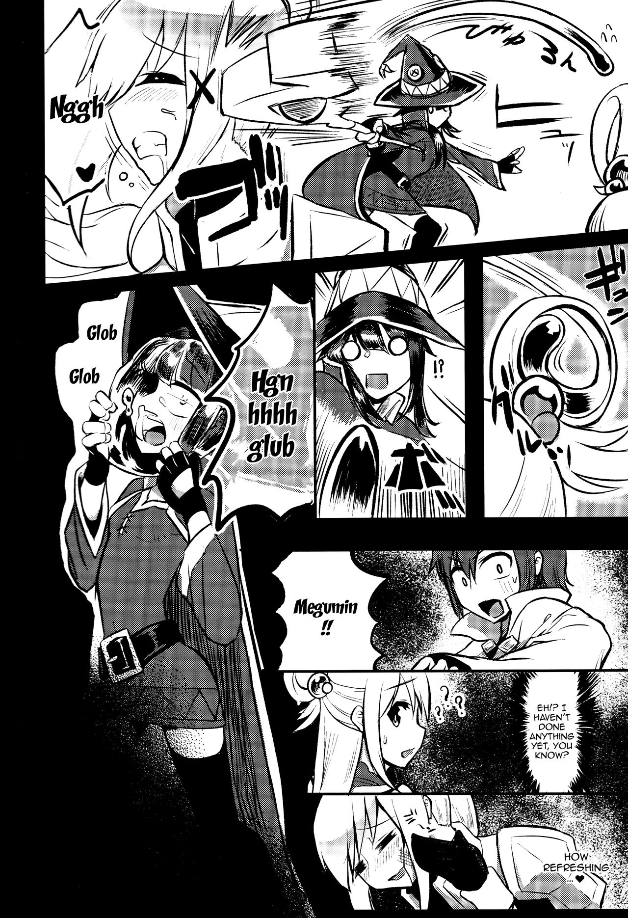 Megumin vs Saimin Slime | Megumin vs Hypno Slime page 3 full
