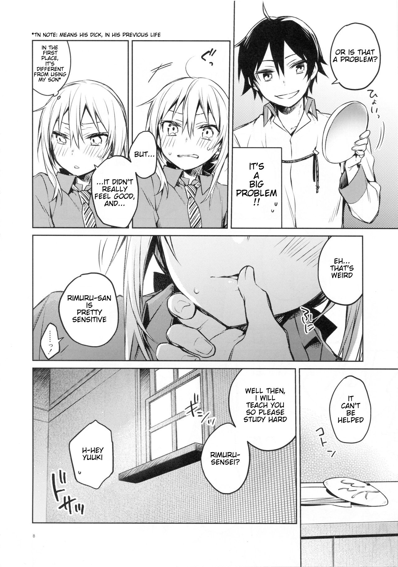 Rimuru Sensei ni Seikyouiku! | Sex Education for Rimuru Sensei! page 7 full