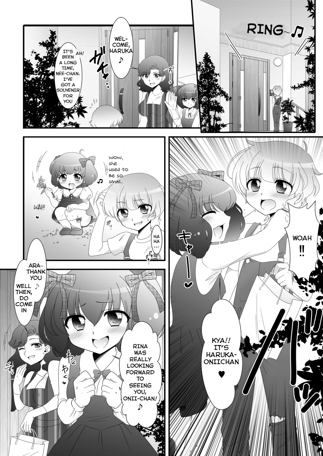 Futanari Meikko to Kurabekko! | Comparing With My Futanari Niece! page 3 full