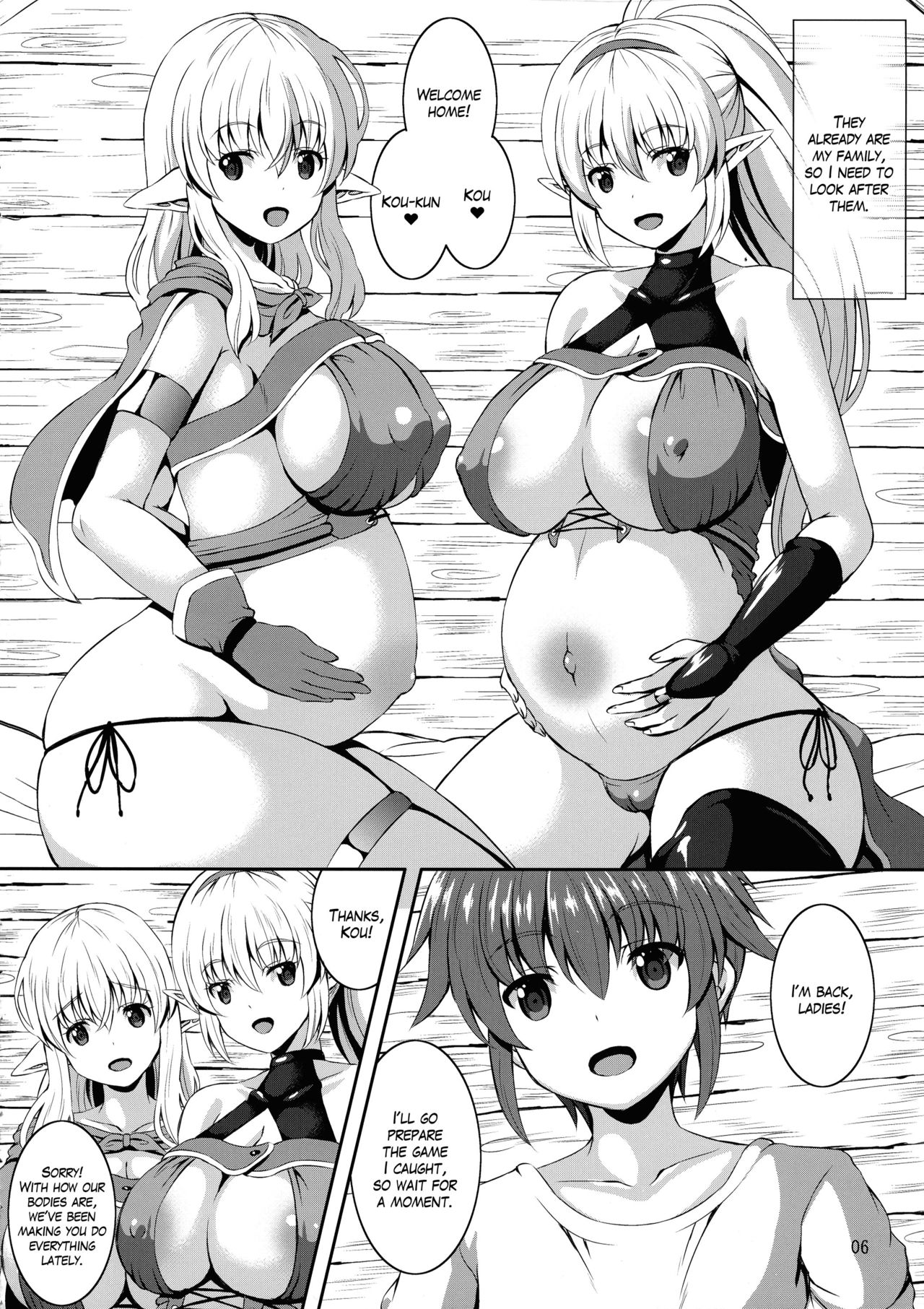 Isekai OneShota Monogatari 2 | The Story of The Ladies' Little Boy from Another World 2 page 6 full