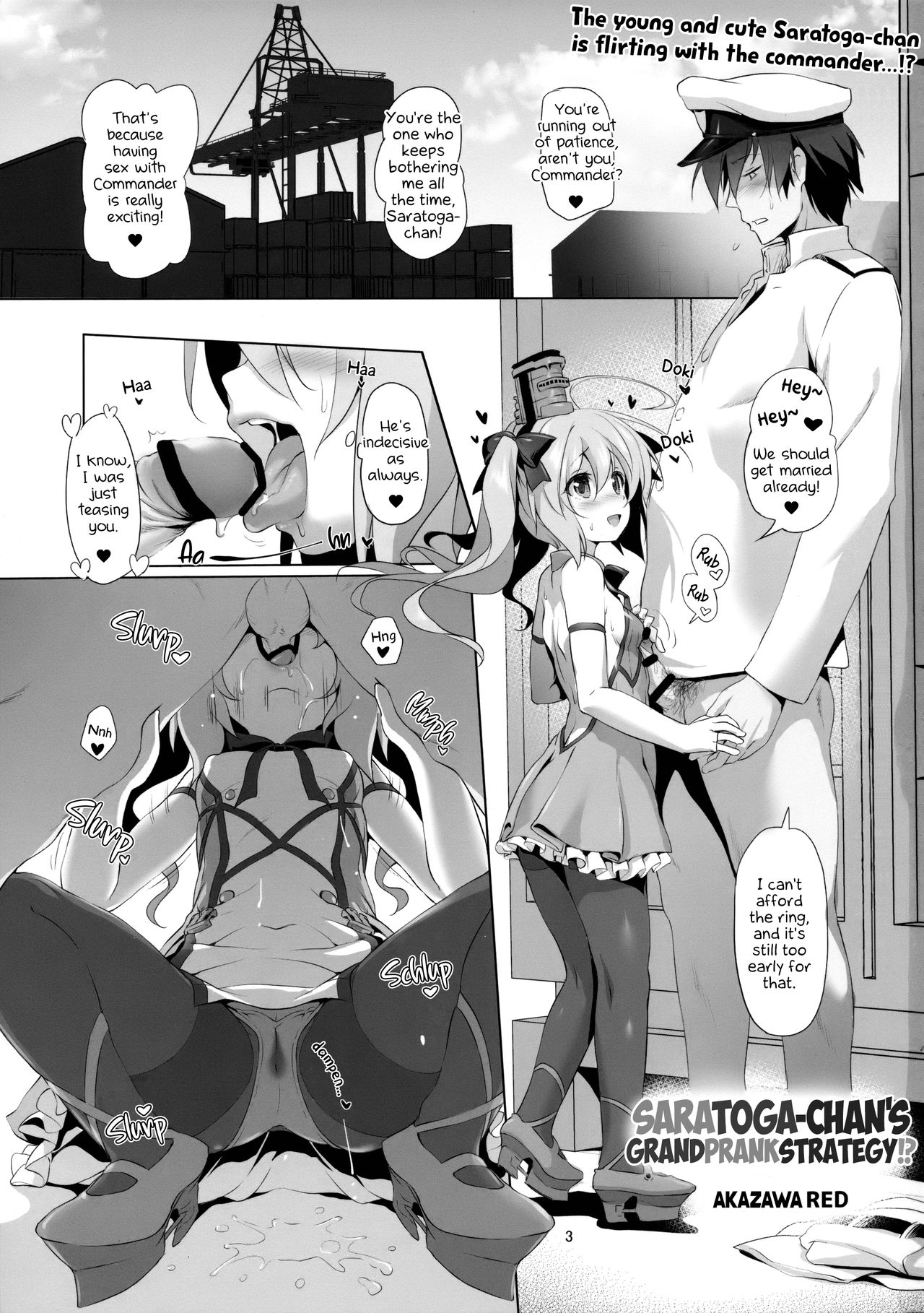 Saratoga-chan no Itazura Daisenryaku!? | Saratoga-chan's Grand Prank Strategy!? page 3 full