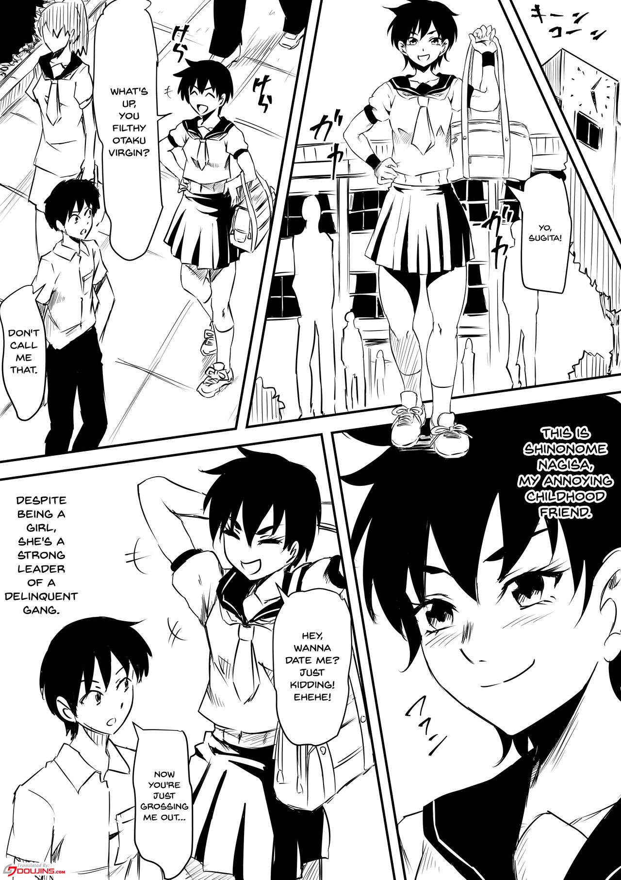 Onna Banchou Haiboku! Mesu Ochi! | A Girl Delinquent's Defeat! Falling And Becoming a Bitch! page 2 full