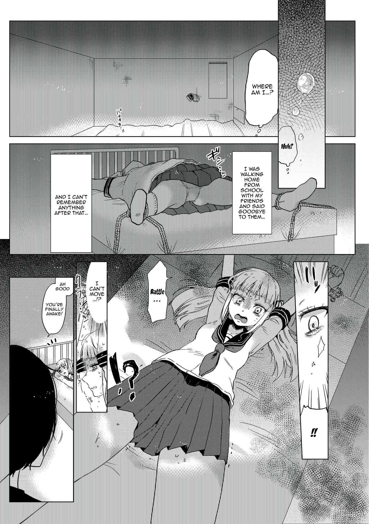 Hairanhi no Mesugaki JC Ayaka-chan ~Kankin → Tanetsuke Rape no Matsuro~ | Schoolgirl Aya-chan's Ovulation Day ~Confinement Leads To Fucking Raw~ page 4 full