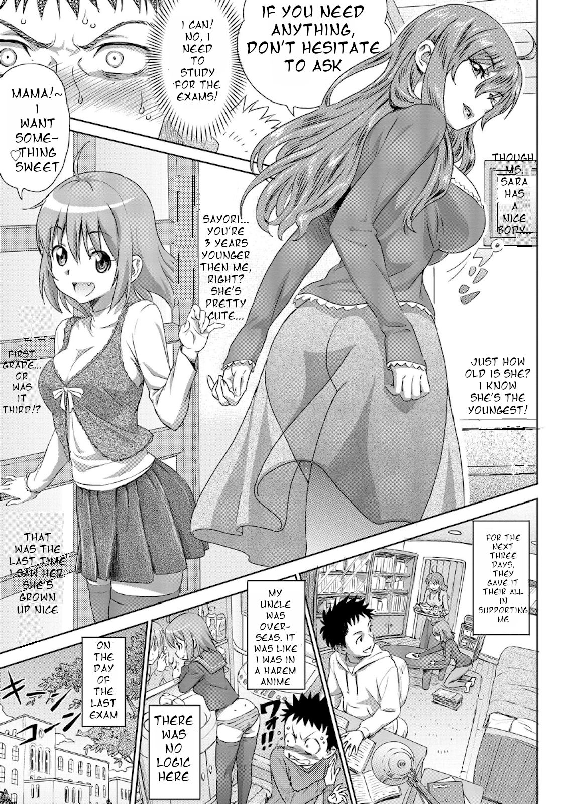 Jukensei no Oyakodon! page 3 full