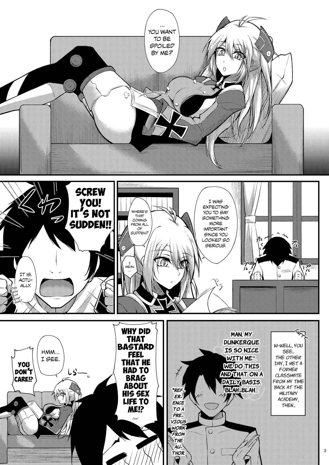 Prinz Eugen ni Amaetai!! | I Want to be Spoiled by Prinz Eugen!! page 3 full