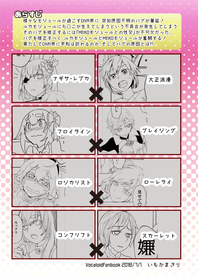 Chinko no Haeta Luka-chan no Tame ni SEX shite Meiko-san! page 7 full