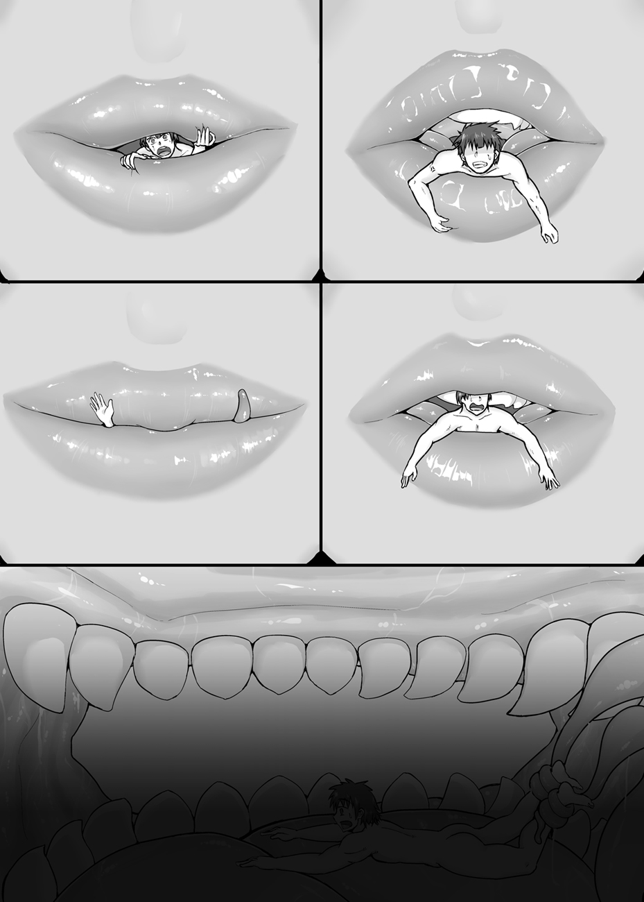 Devil Snake Girl vore manga page 2 full