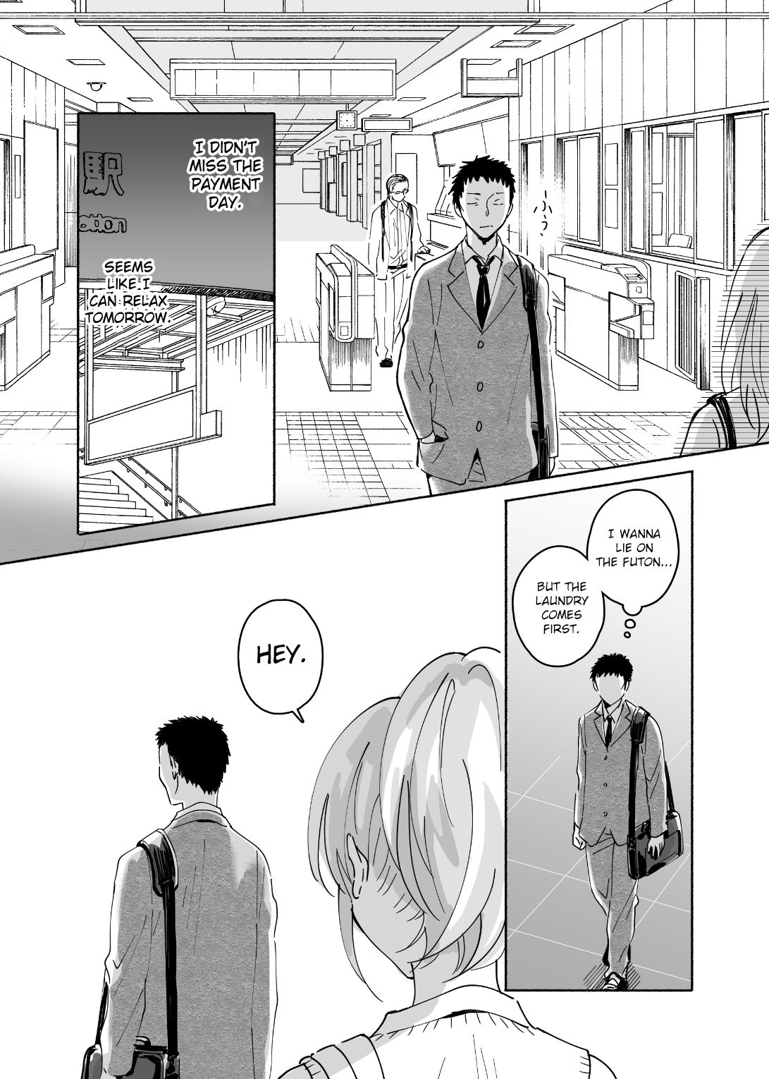 Dokushin Chuunen Otoko ga Gal ni Hamaru Hanashi page 2 full