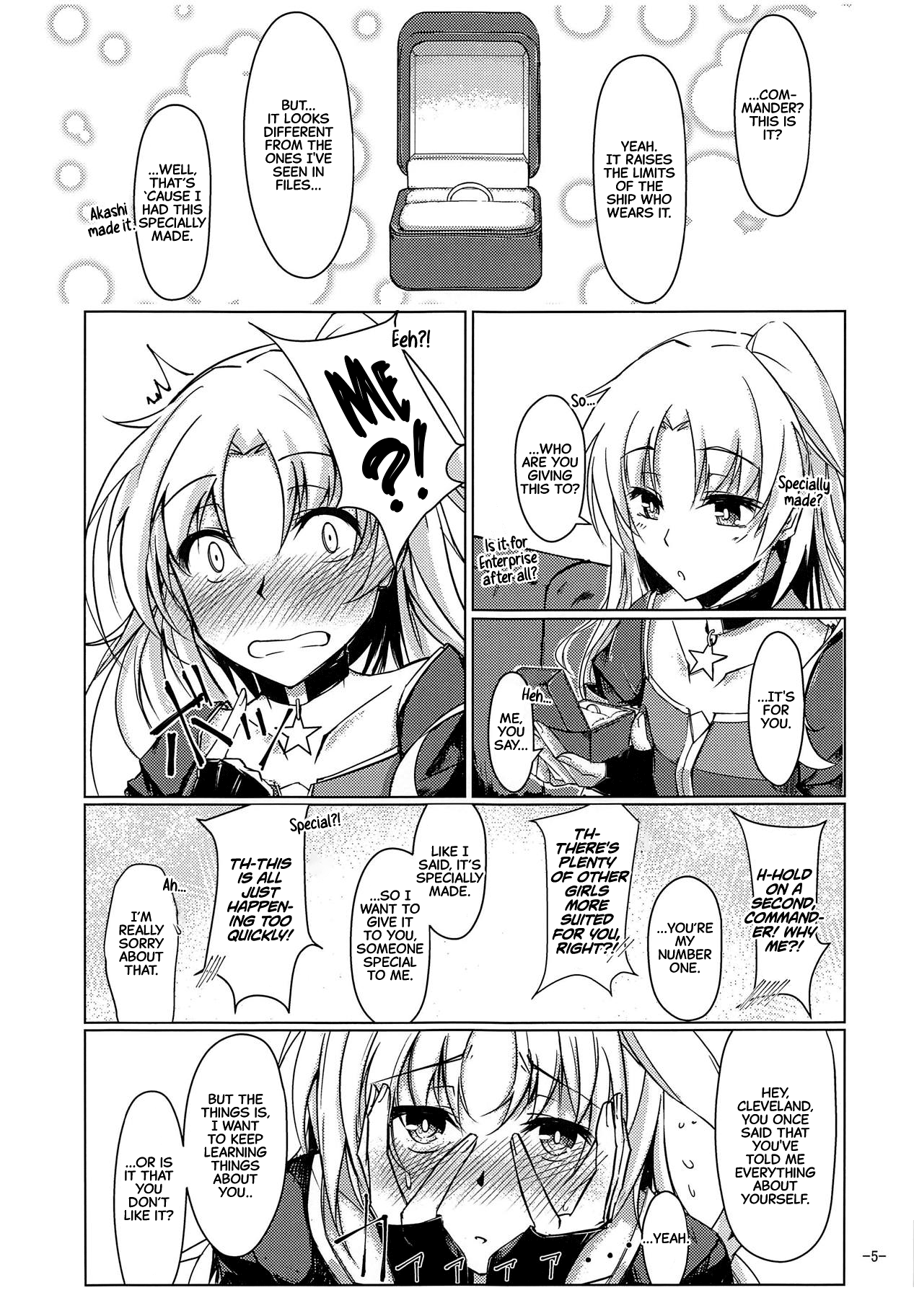 Shikikan wa Cleveland no Koto ga Motto Shiritai! | The Commander Wants To Know More About Cleveland! page 4 full