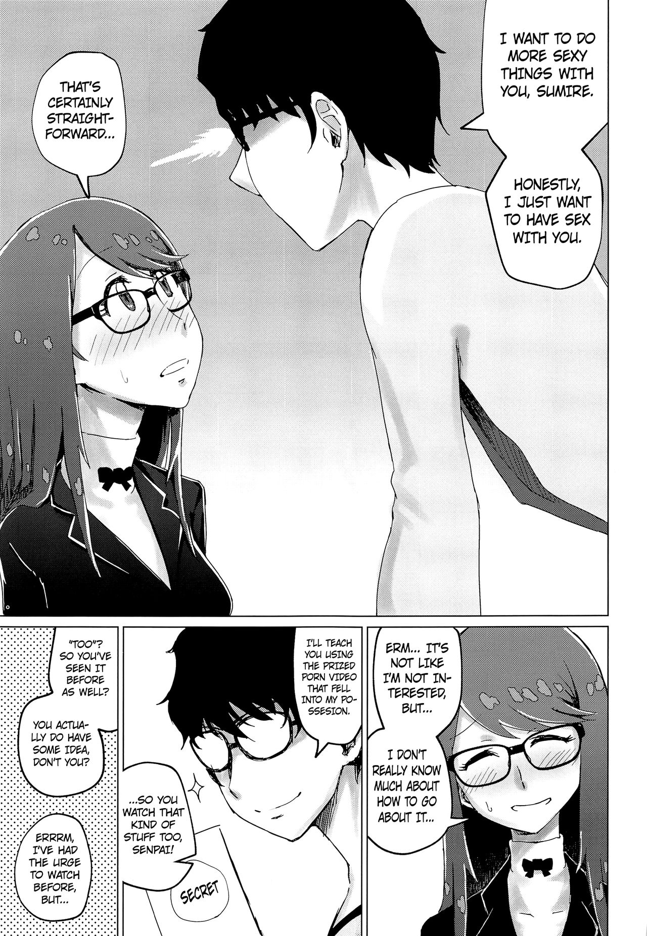 Yoshizawa to Sugosu Yaneura no Gogo - Afternoon in the Attic with Yoshizawa   =White Symphony= page 4 full
