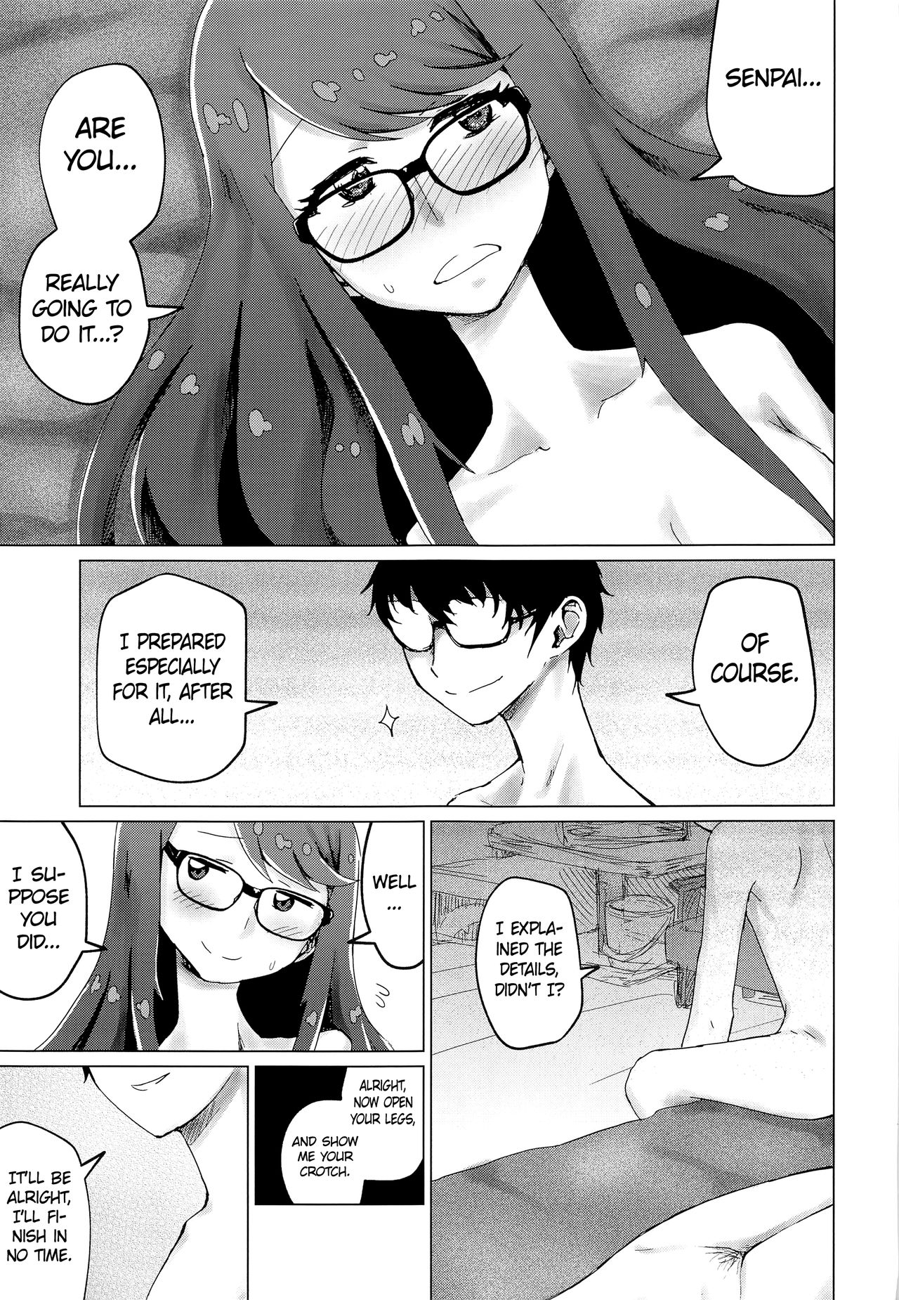 Yoshizawa to Sugosu Yaneura no Gogo - Afternoon in the Attic with Yoshizawa   =White Symphony= page 8 full