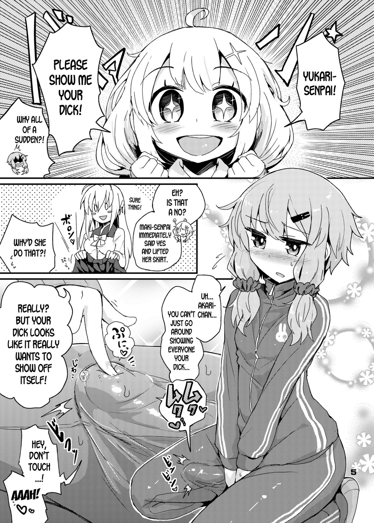 Futanari Yukari-san wa Zenshin Binkan page 5 full