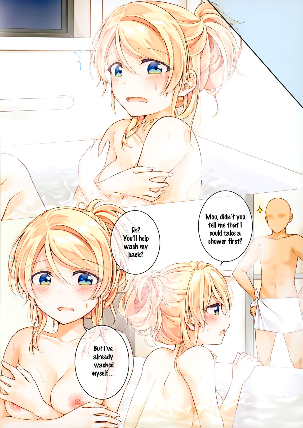 Eli-chan to Ofuro de Ecchi Suru Hon page 3 full