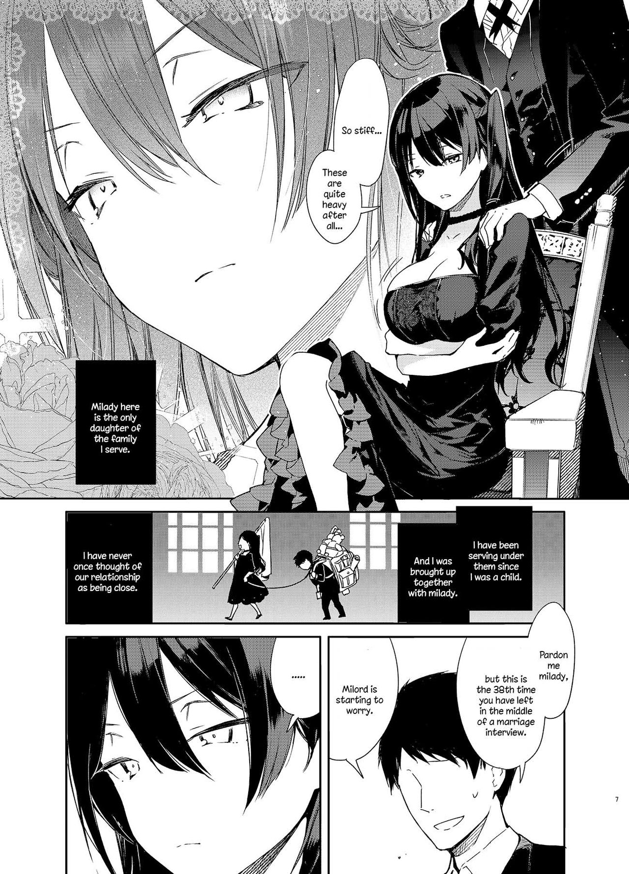 Takabisha Kyonyuu Ojou-sama to Himitsu no Ecchi page 7 full
