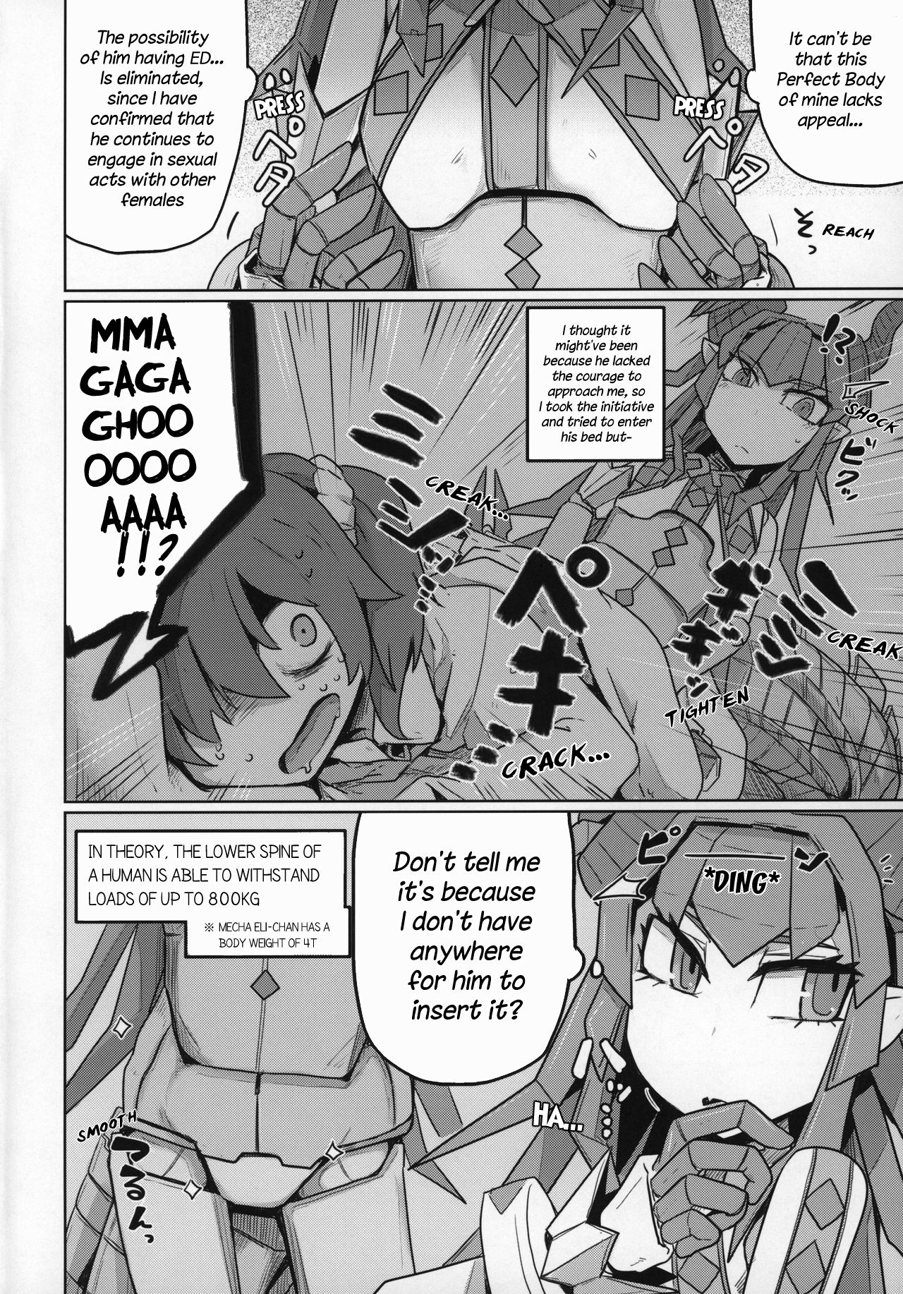 Koisuru Mecha Eli-chan to Josou Master | Lovestruck Mecha Eli-chan and Her Cross-dressing Master page 3 full
