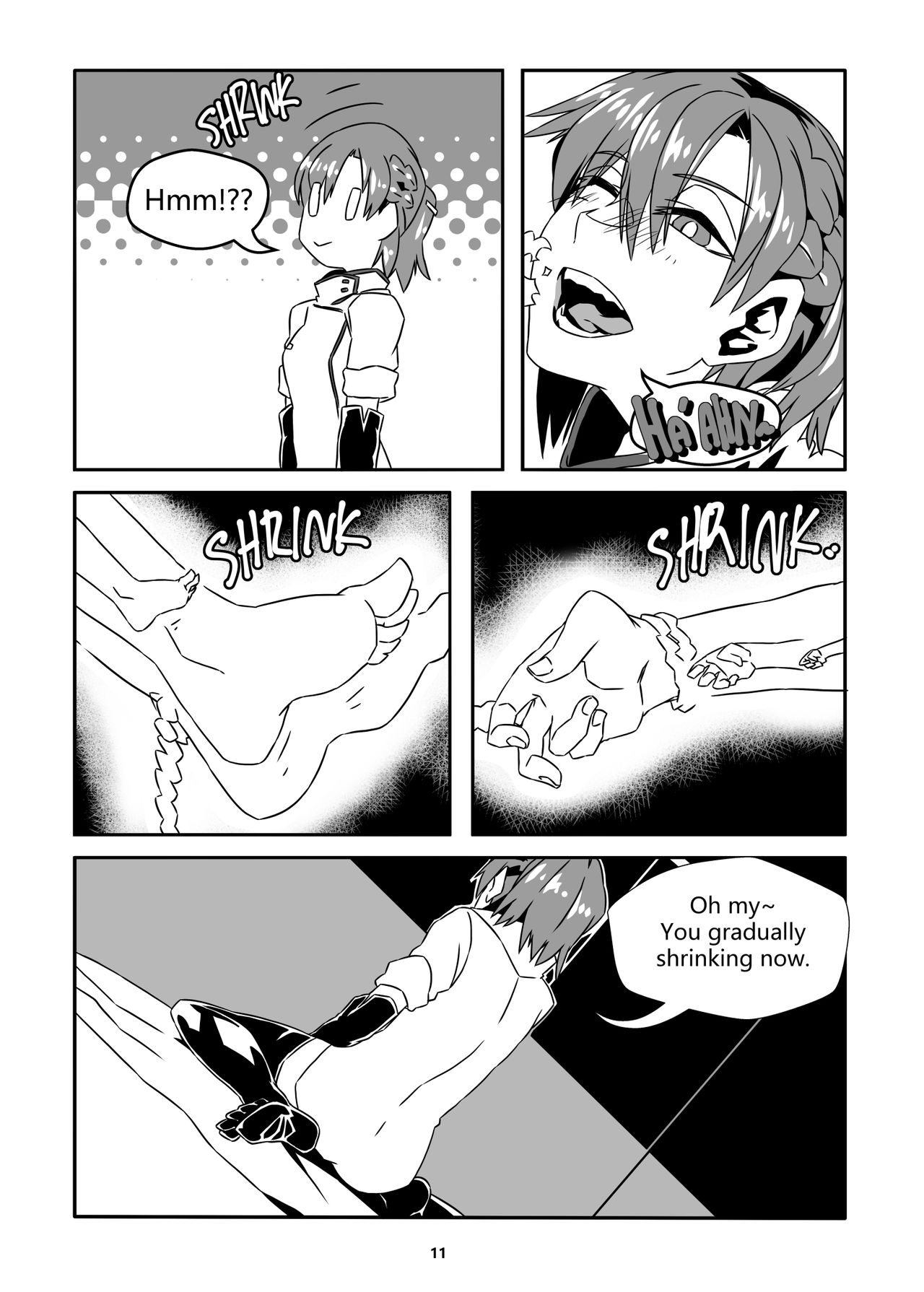 Jintai Shukushou Goudoushi | Body Shrink Joint Comic page 10 full