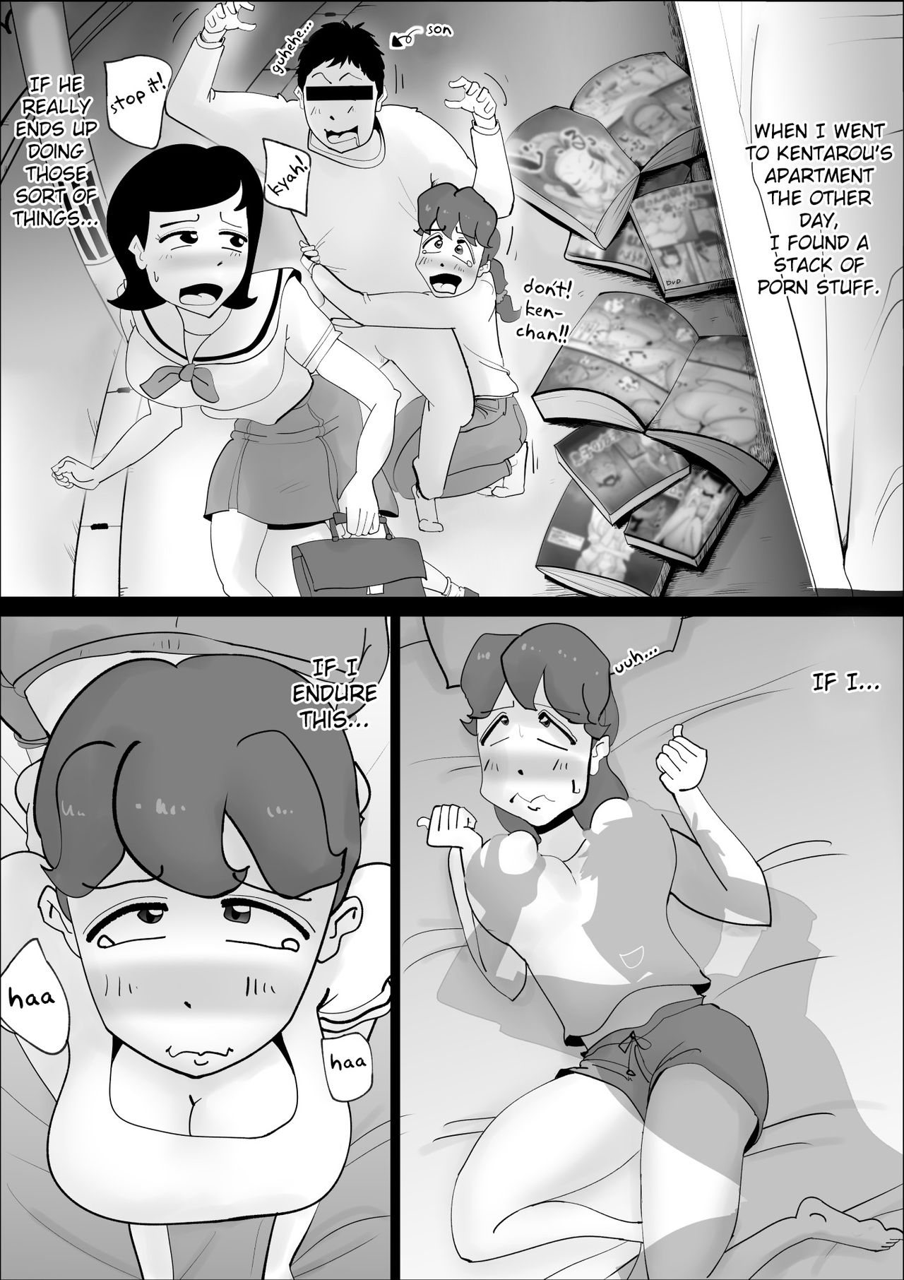 Chou Dotennen no Hahaoya ga Kyou mo Ore o Sasotte kuru 2 page 9 full