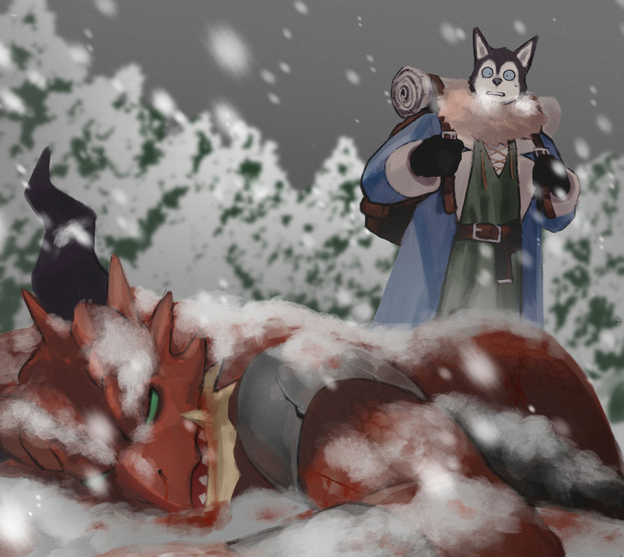 Dragon-san is willing to do anything to pay back a favor page 2 full