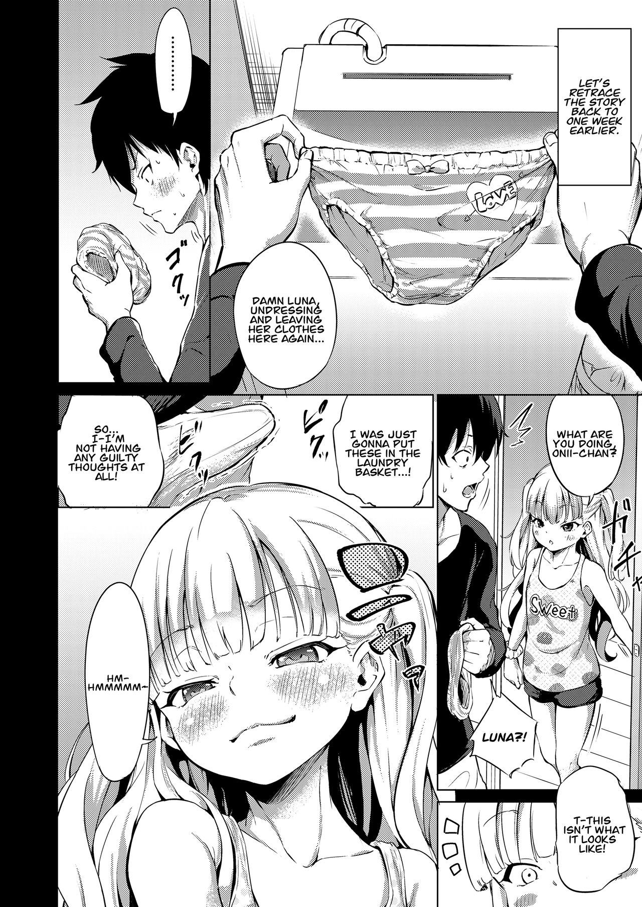 Namaiki Luna-chan | Cheeky Lil' Luna   =White Symphony= page 2 full