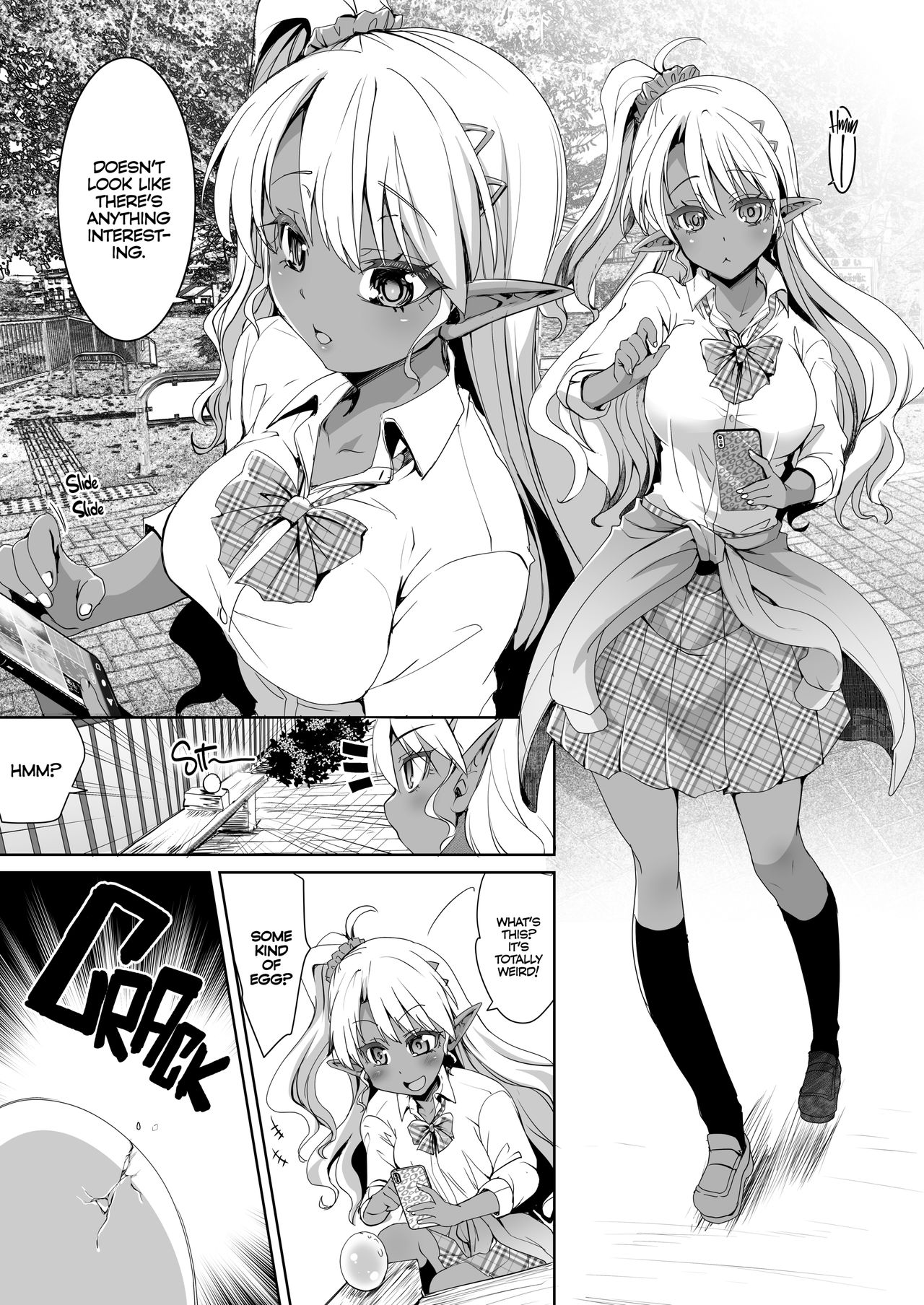 JK Dark Elf Shokushu o Kau! | Dark Elf Schoolgirl Raises Tentacles page 2 full