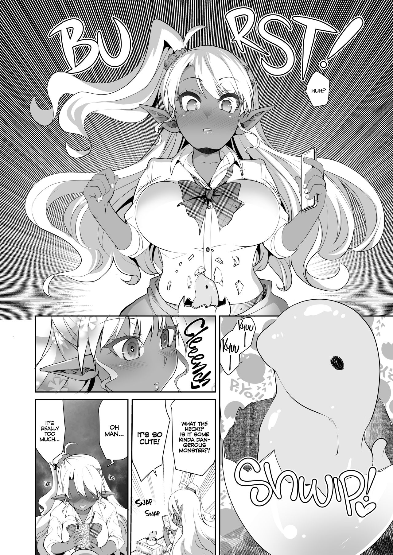 JK Dark Elf Shokushu o Kau! | Dark Elf Schoolgirl Raises Tentacles page 3 full