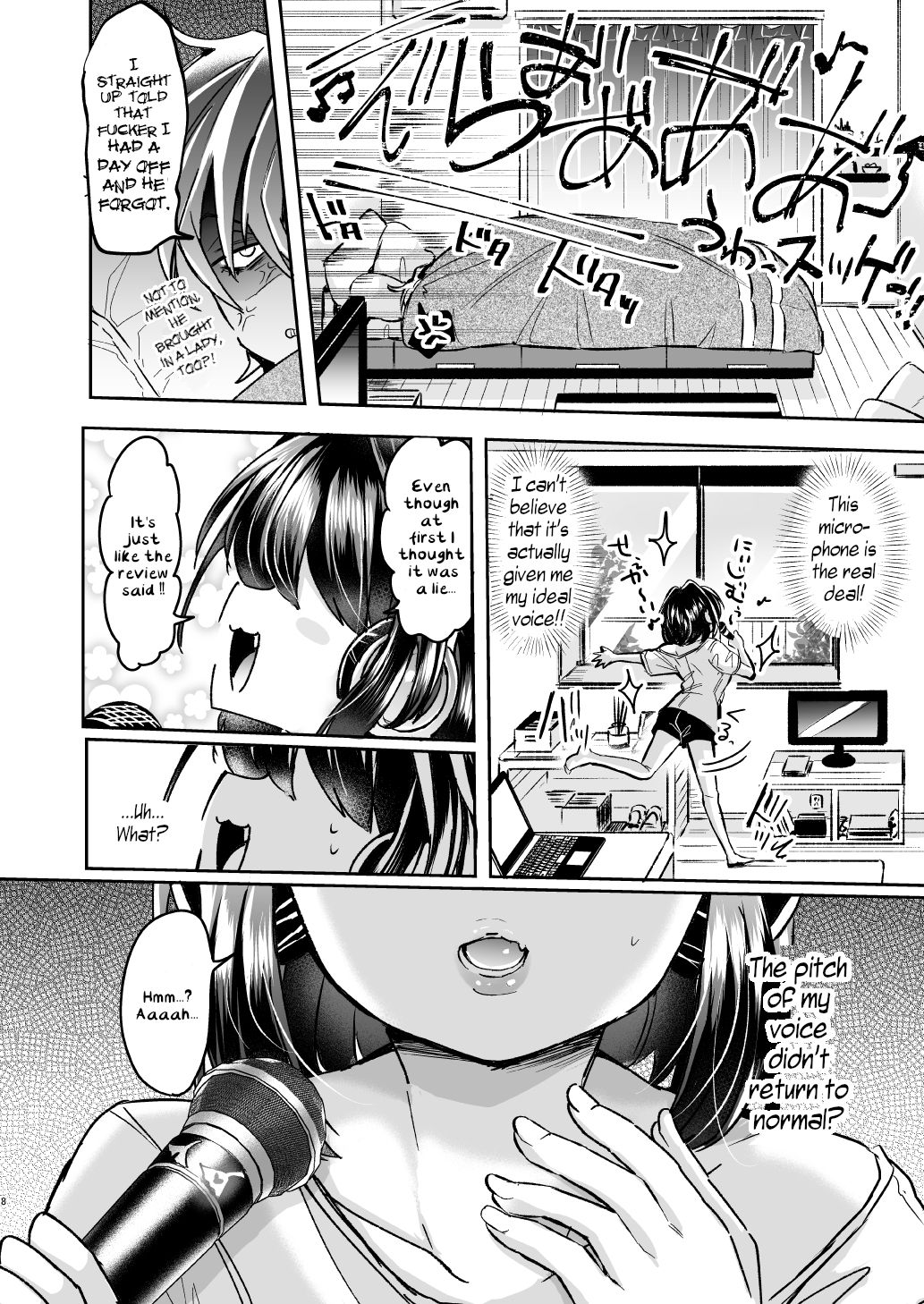 Utai Tekute Trans Conversion ~Daigakusei A no Baai~ | I Wanted to Sing ~ Trans Conversion "The Case of College Student A"~ page 8 full