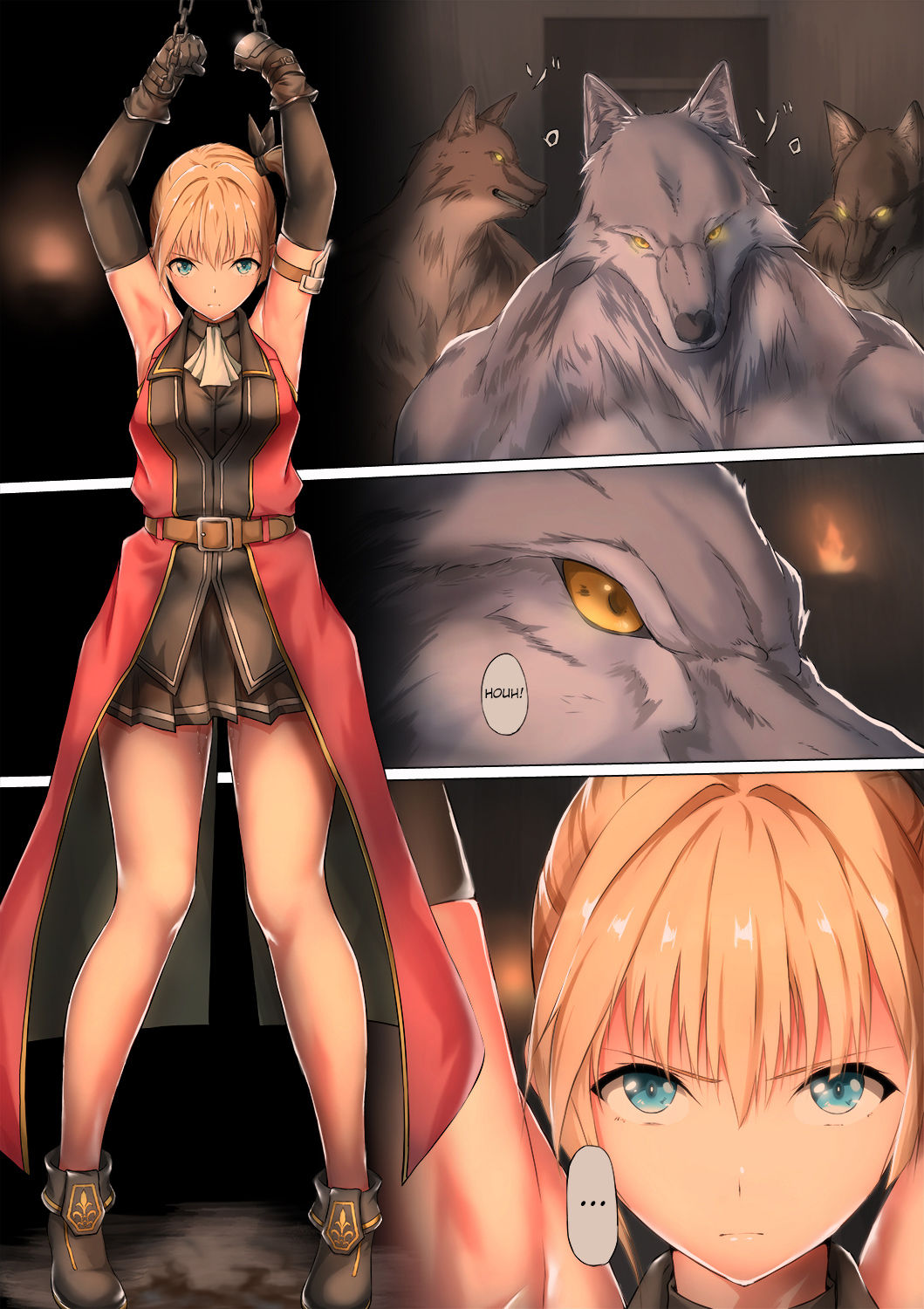 Juujin ni Torawareta Onna Kishi no Junan page 10 full